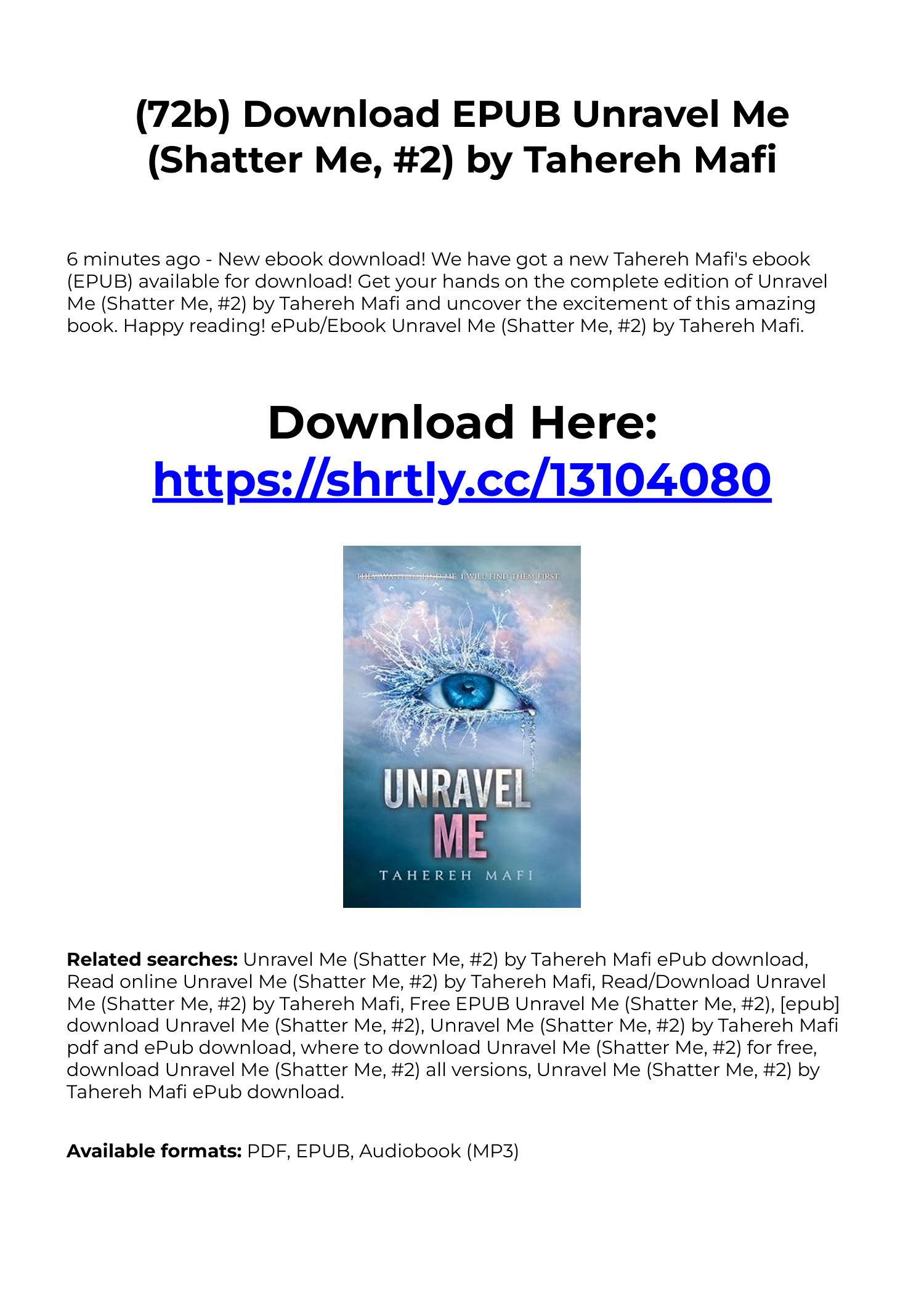 Unravel - Download