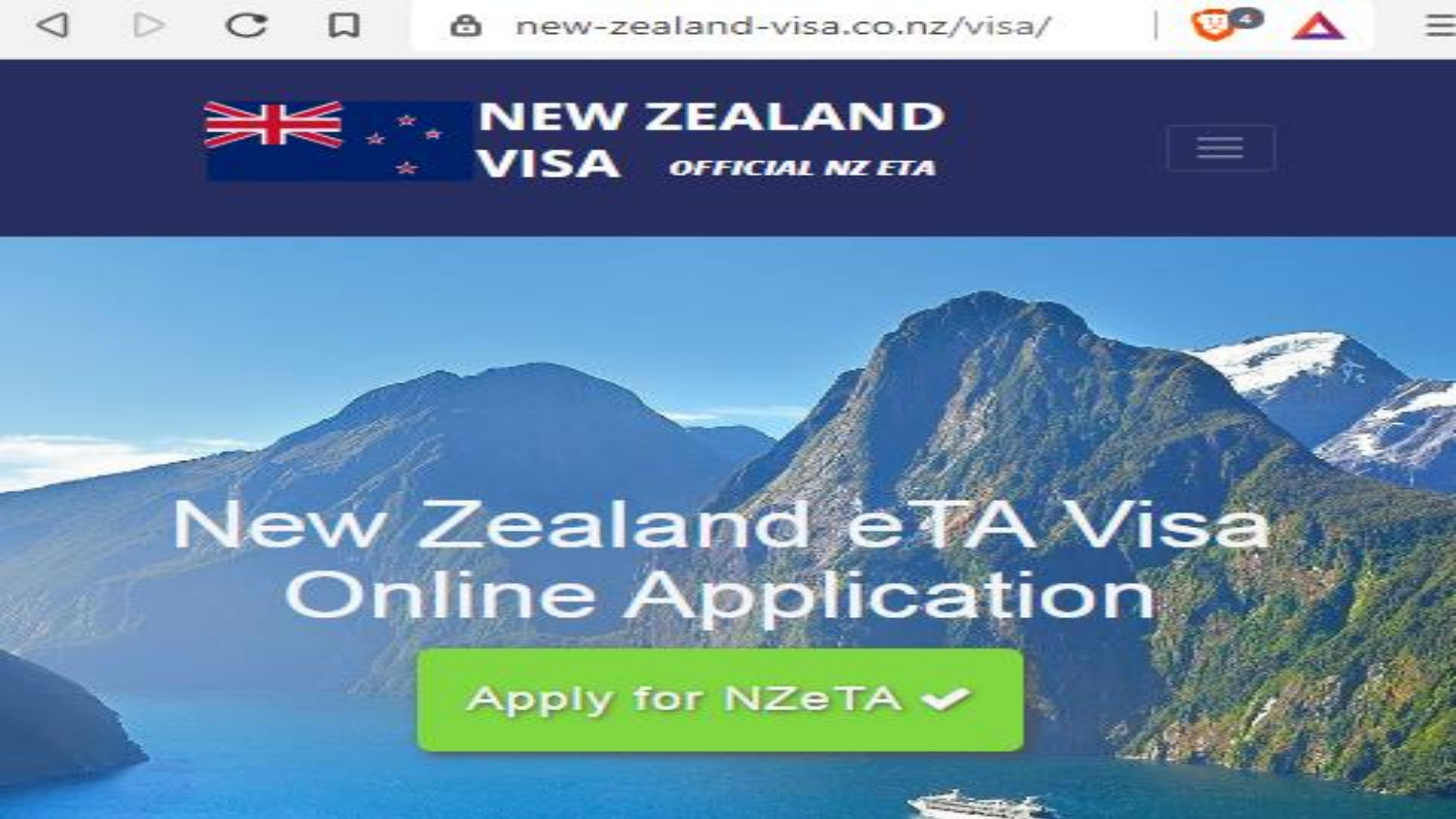 NEW ZEALAND Official Government Immigration Visa Application FOR