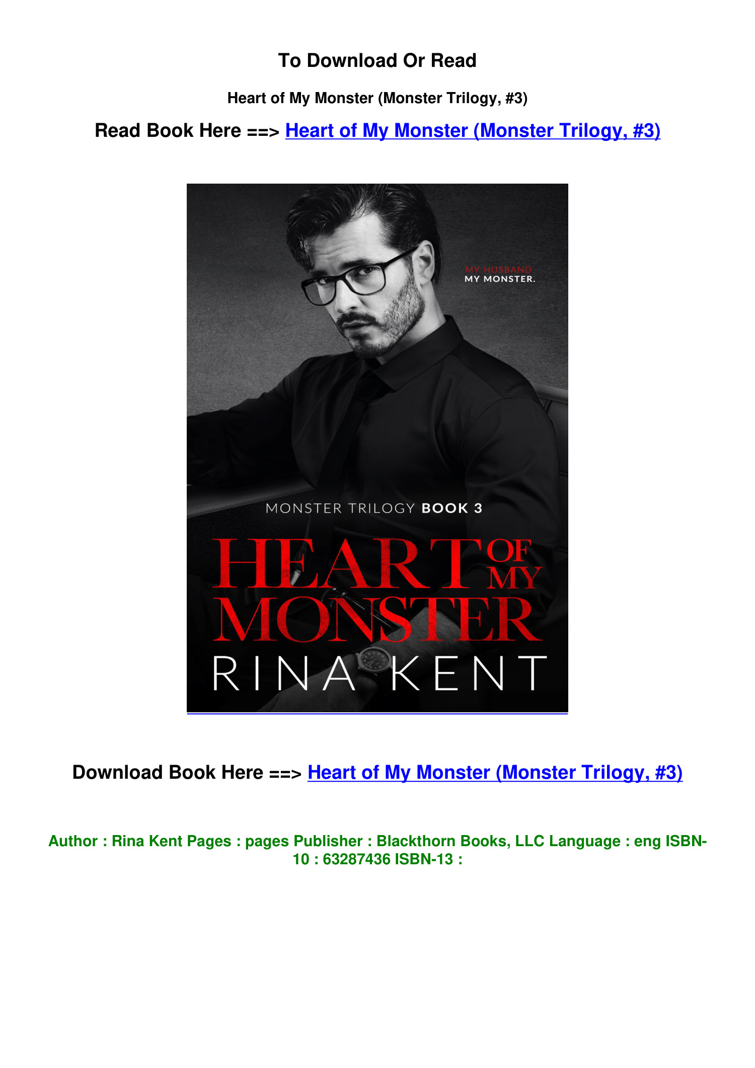 heart of my monster rina kent audiobook