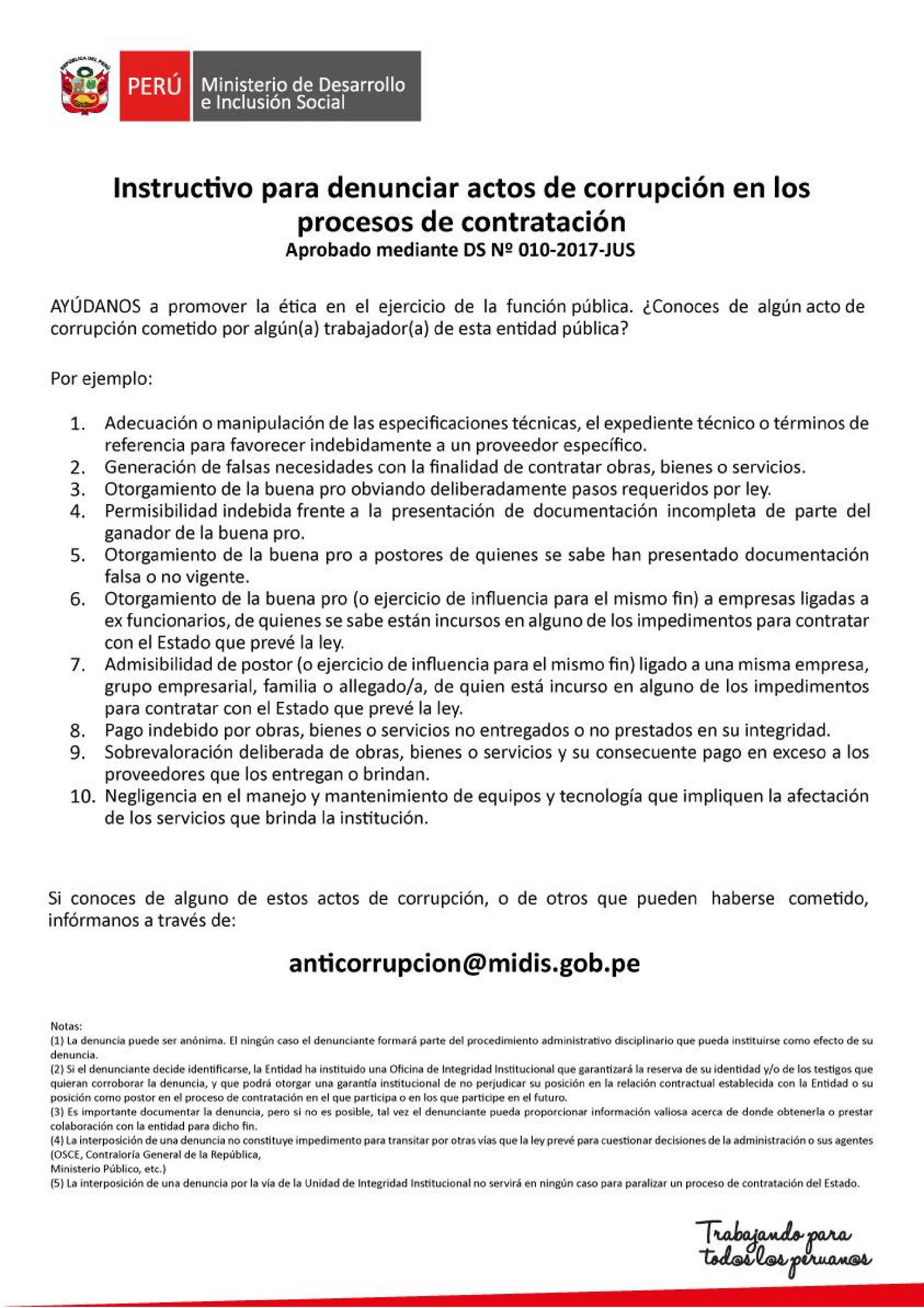 ISO 37001-Modelo Instructivo-Denunciar Actos Corrupció | DocDroid