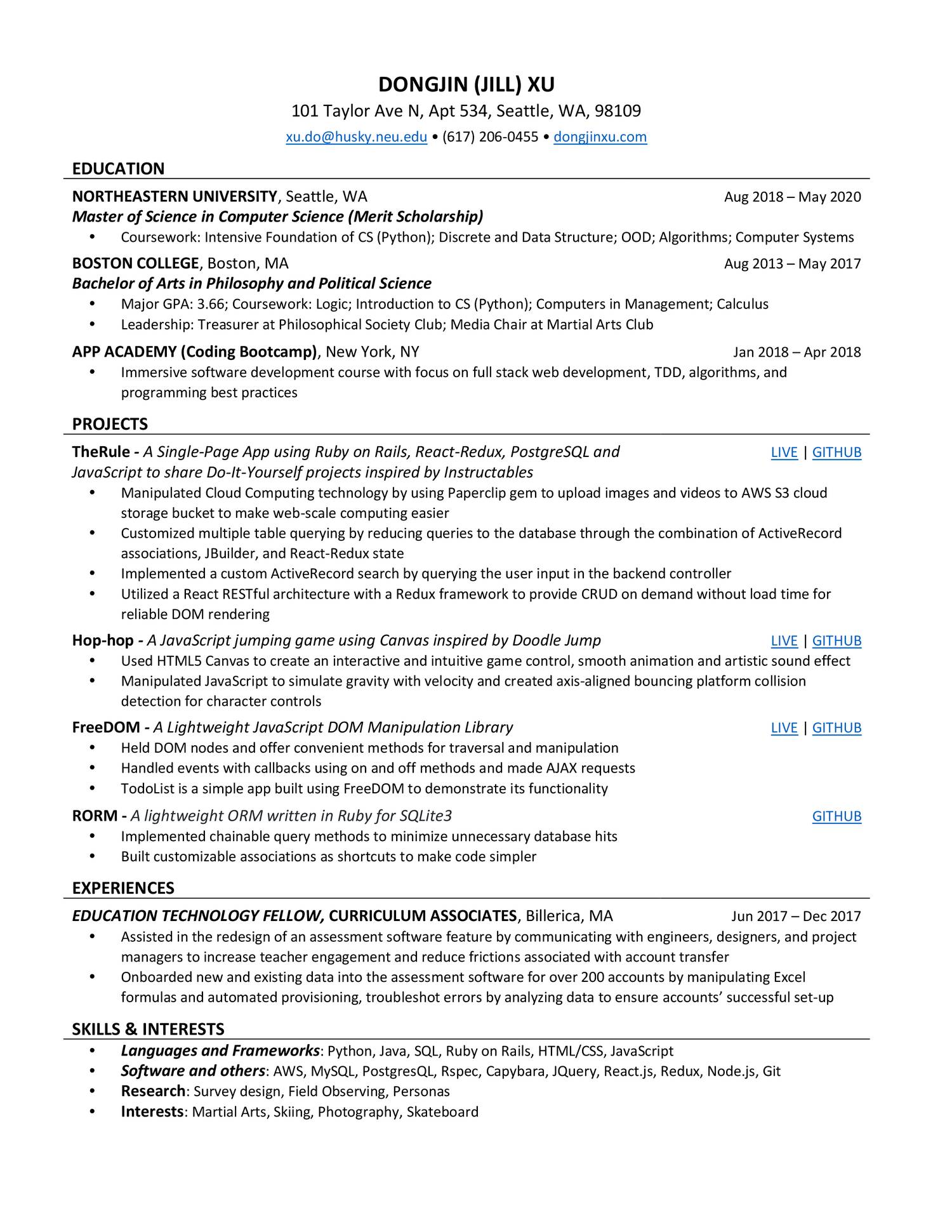 Dongjin_(Jill)_Xu_Resume.pdf | DocDroid