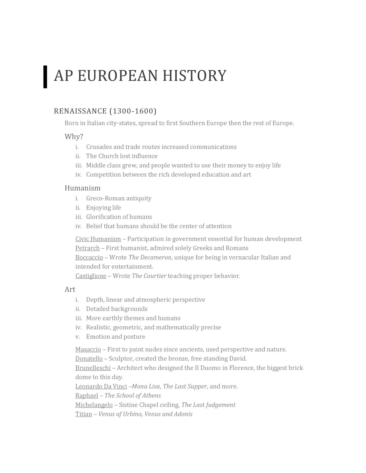 AP Euro Summary.pdf | DocDroid