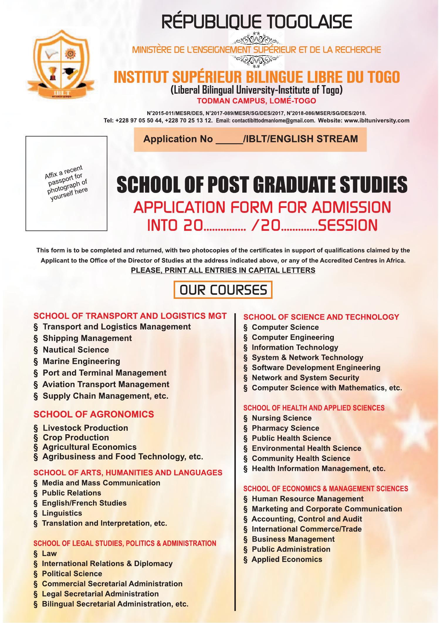 Postgraduate Application Form.pdf | DocDroid