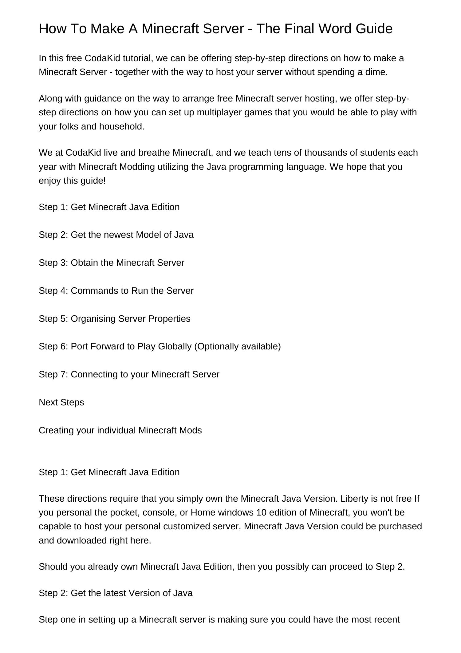 how-to-make-a-minecraft-server-the-final-word-guidenliwm-pdf-pdf-docdroid