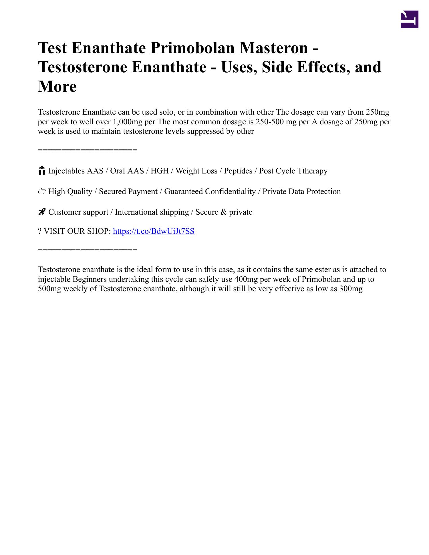 Test Enanthate Primobolan Masteron.pdf DocDroid