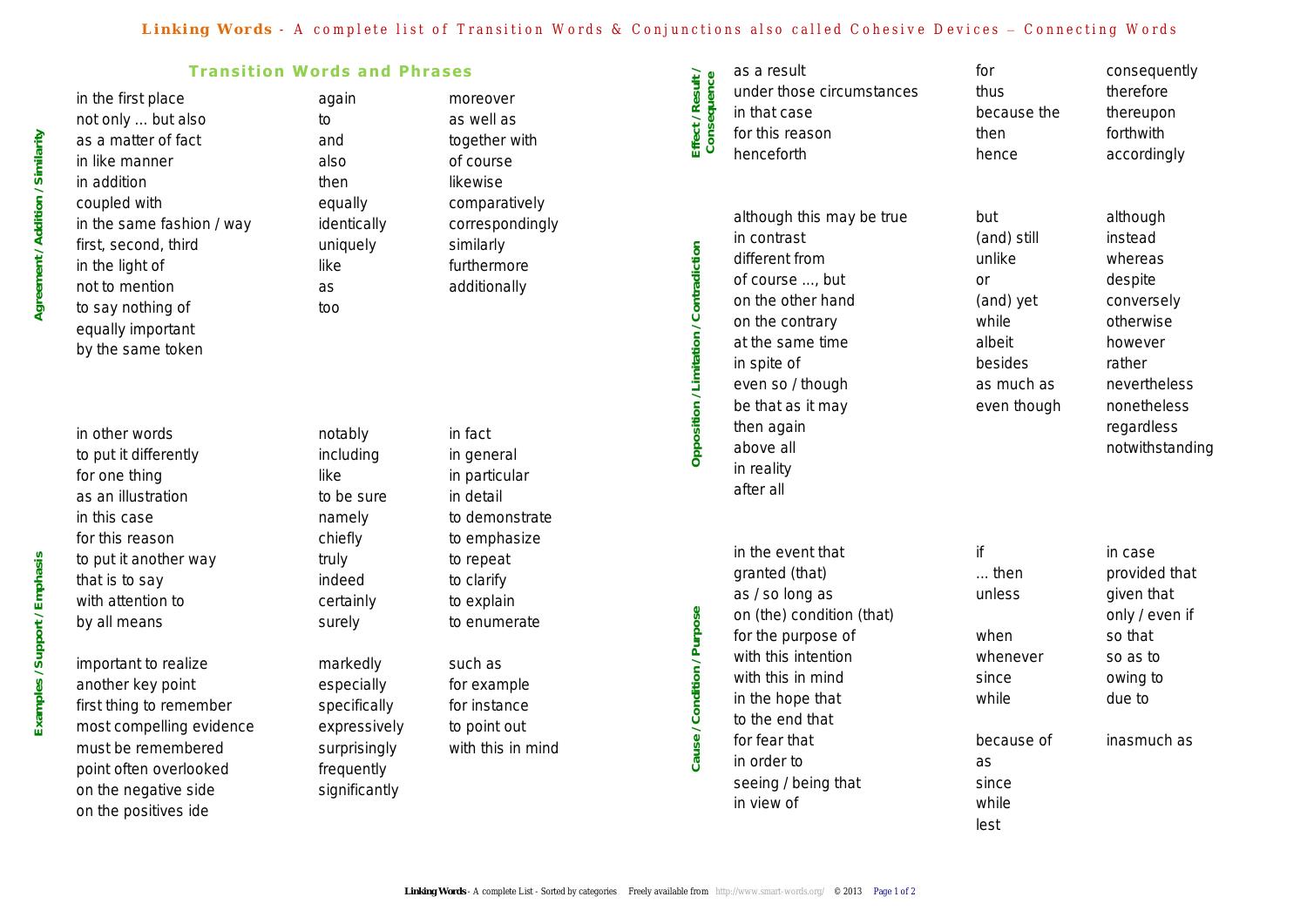 Linking words pdf DocDroid