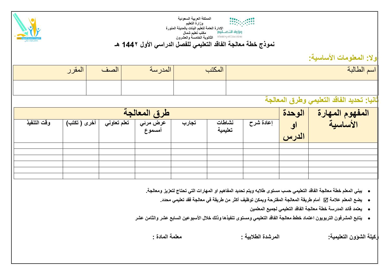 الفاقد التعليمي pdf