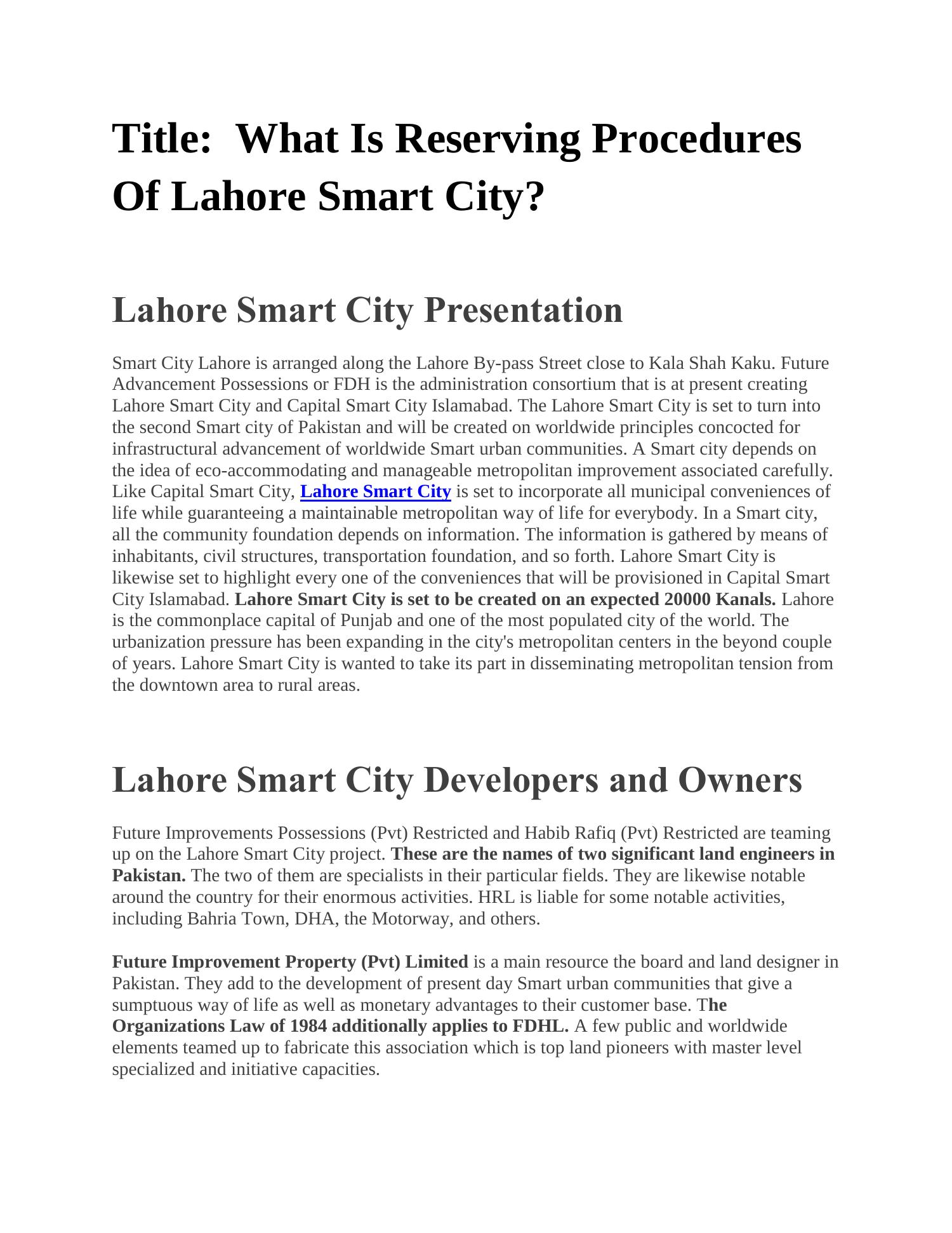 what-is-reserving-procedures-of-lahore-smart-city-pdf-docdroid