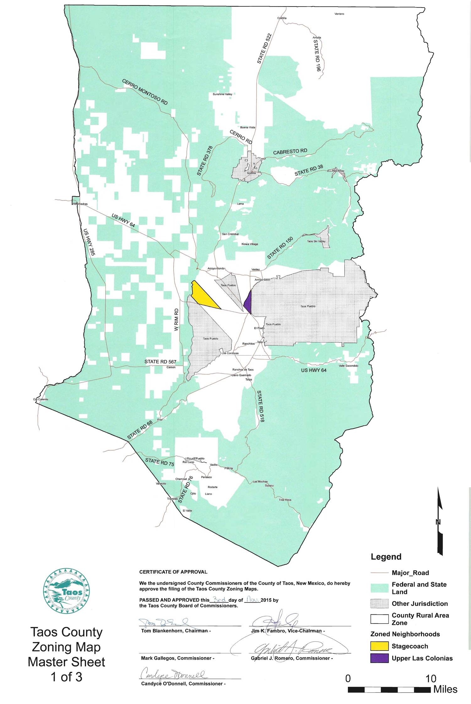 Ordinance 2015 02 Taos County Zoning Map 1 Pdf DocDroid   Ordinance 2015 02 Taos County Zoning Map 1 