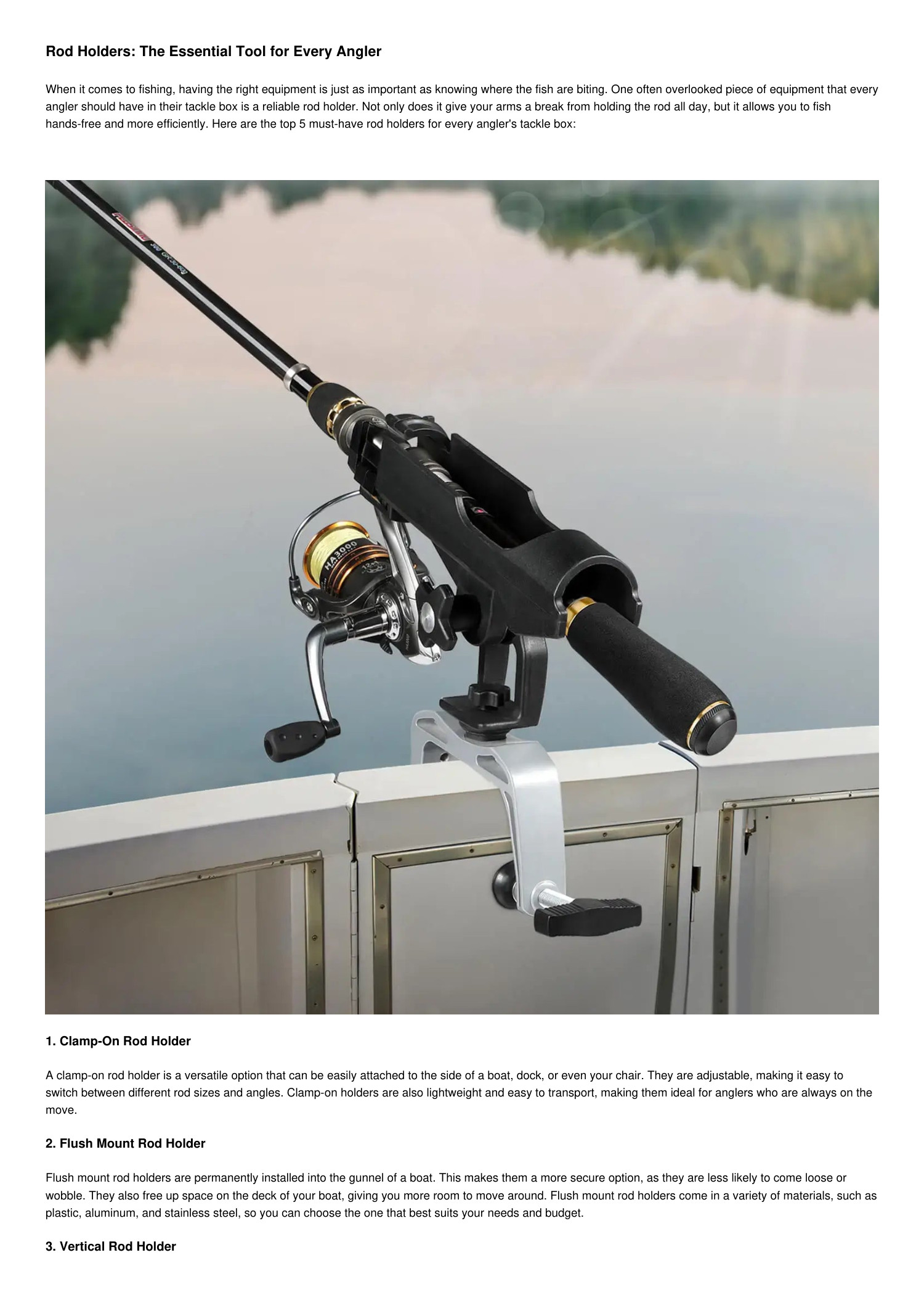 The Essential Guide to Bank Fishing Rod Holders: A Must-Have for Anglers –  Telegraph