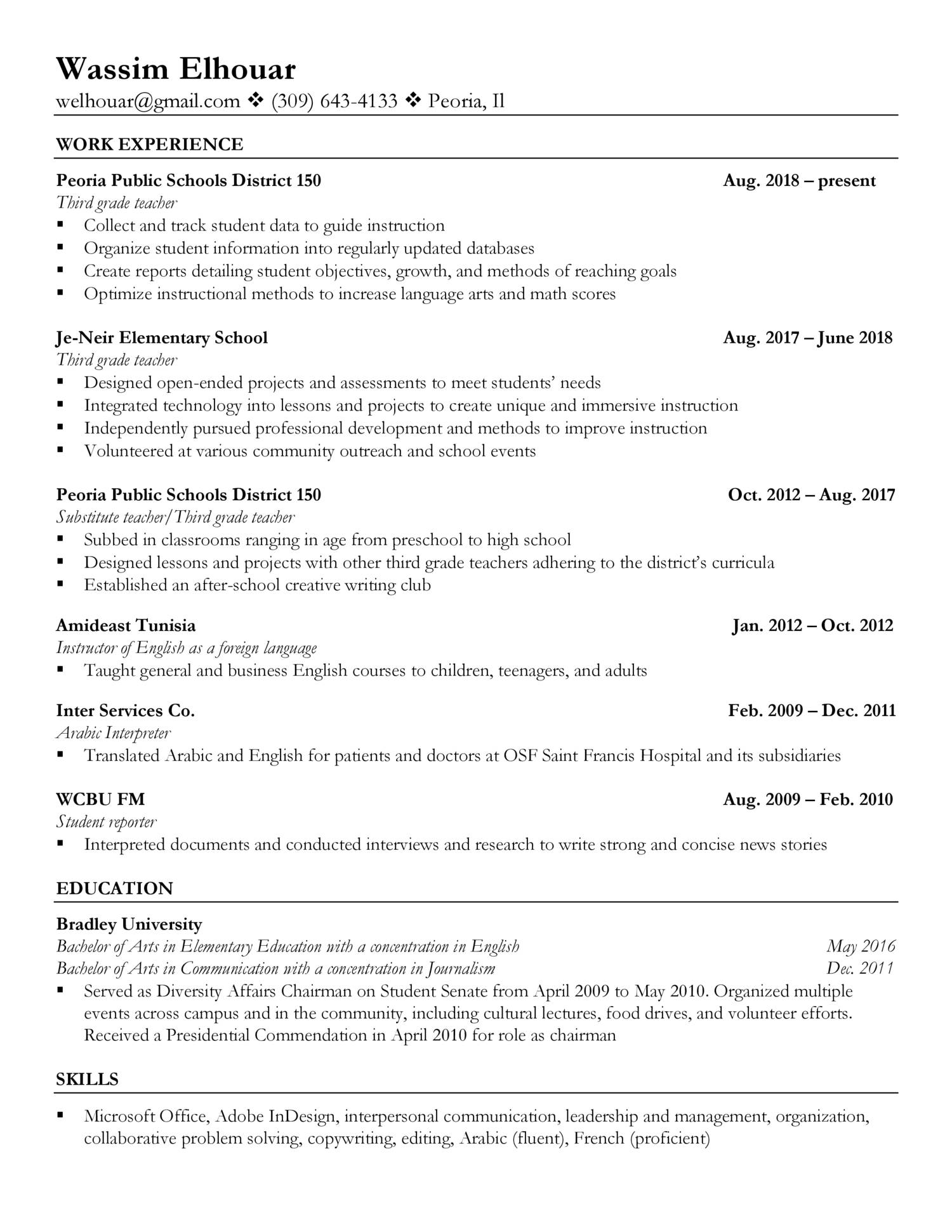 Wassim Elhouar Resume.pdf | DocDroid