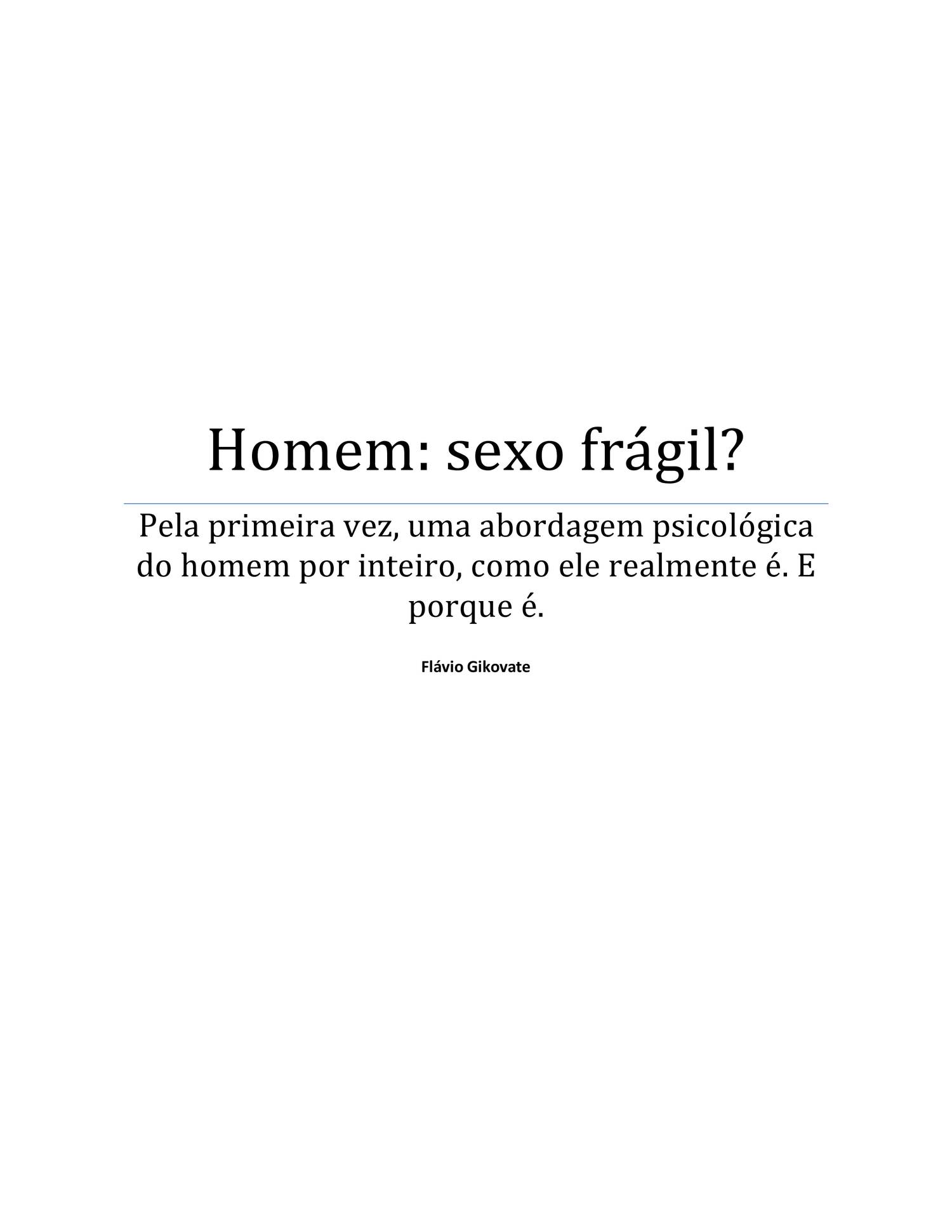 Homem-O-Sexo-Fragil.pdf | DocDroid