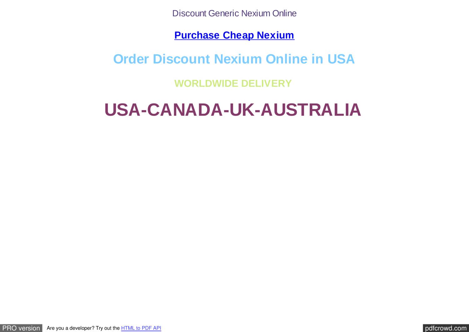 Buy nexium online uk