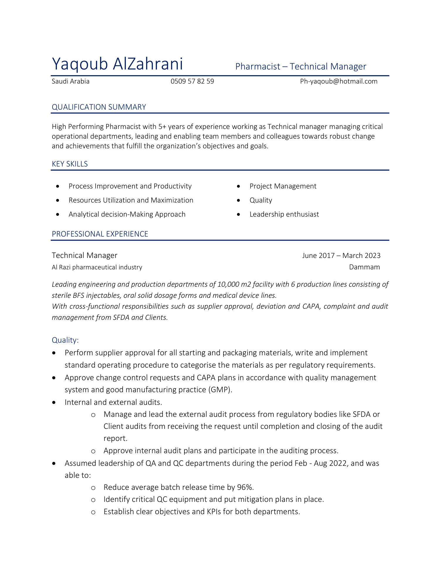 Yaqoub_AlZahrani_Pharmacist_Technical_Manager.pdf | DocDroid