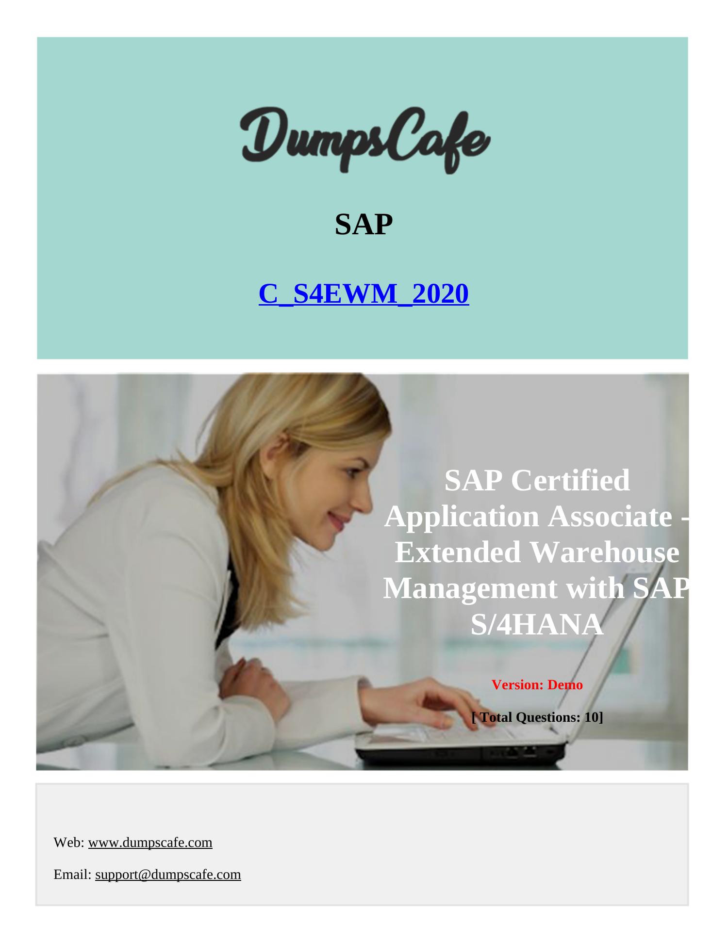 DumpsCafe SAP-C_S4EWM_2020 Dumps Free Demo.pdf | DocDroid