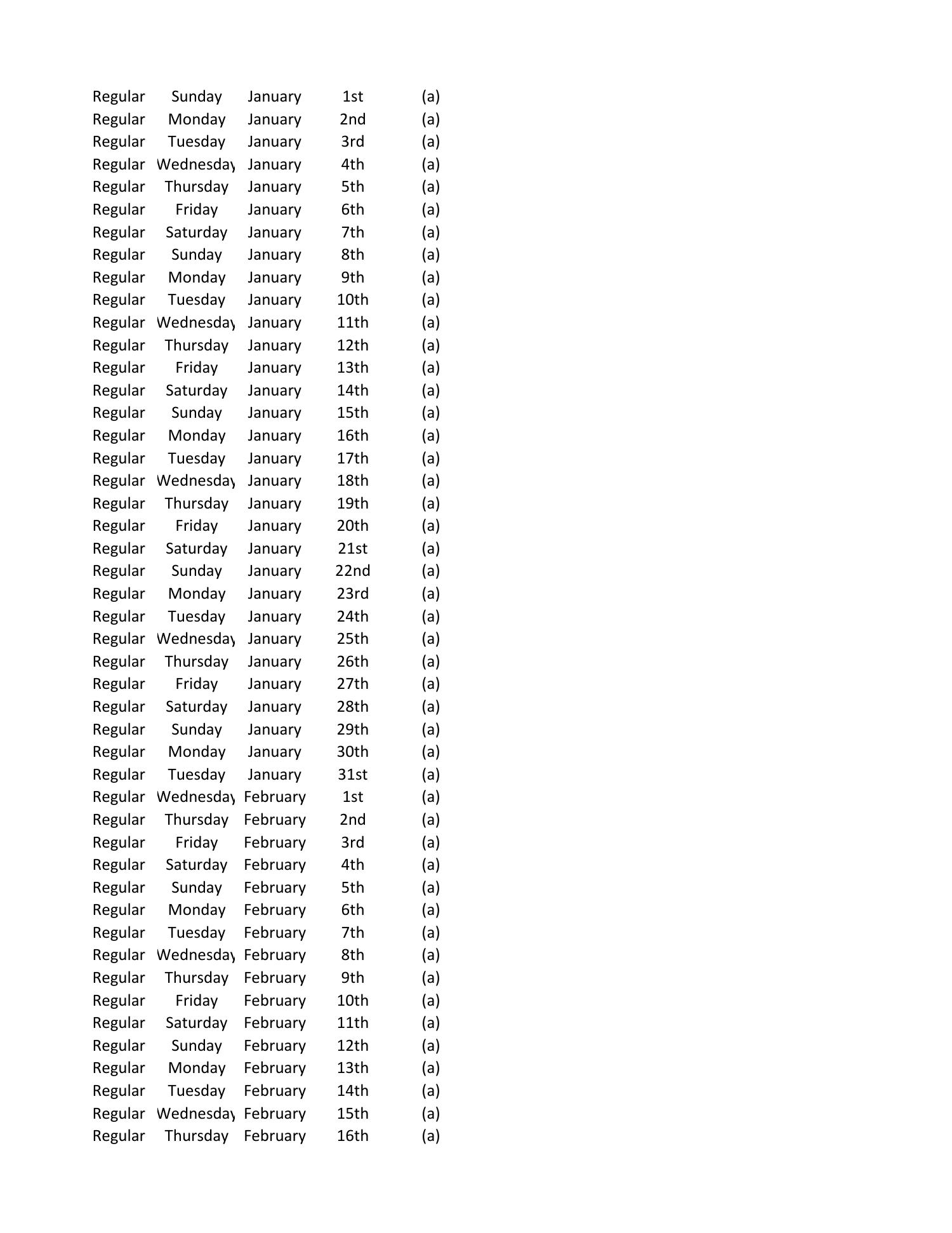 All Dates for 28 Year Gregorian Julian Cycle (10,227 Days).pdf | DocDroid