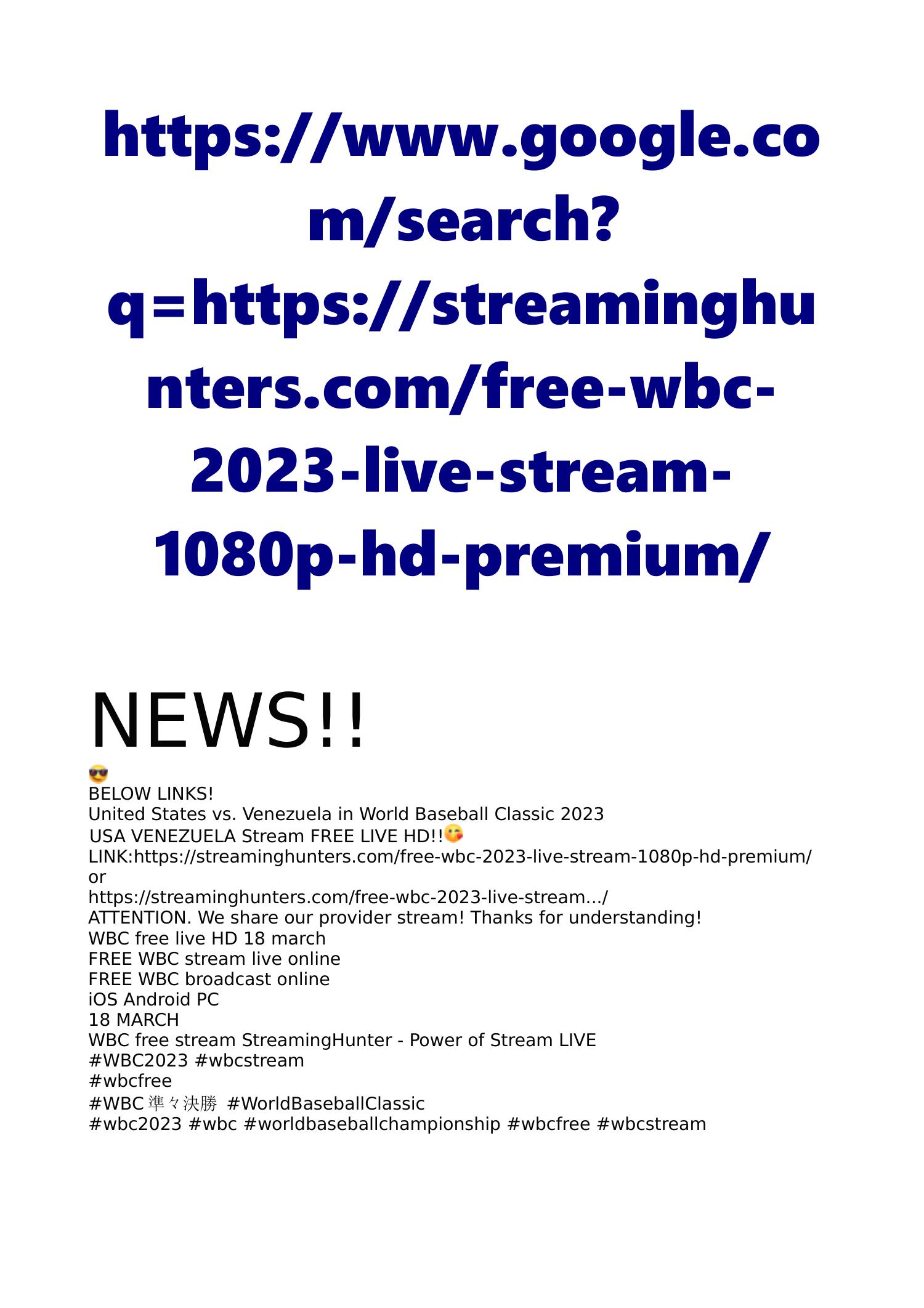 FREE WBC LIVE HD stream 18 MARCH.pdf DocDroid