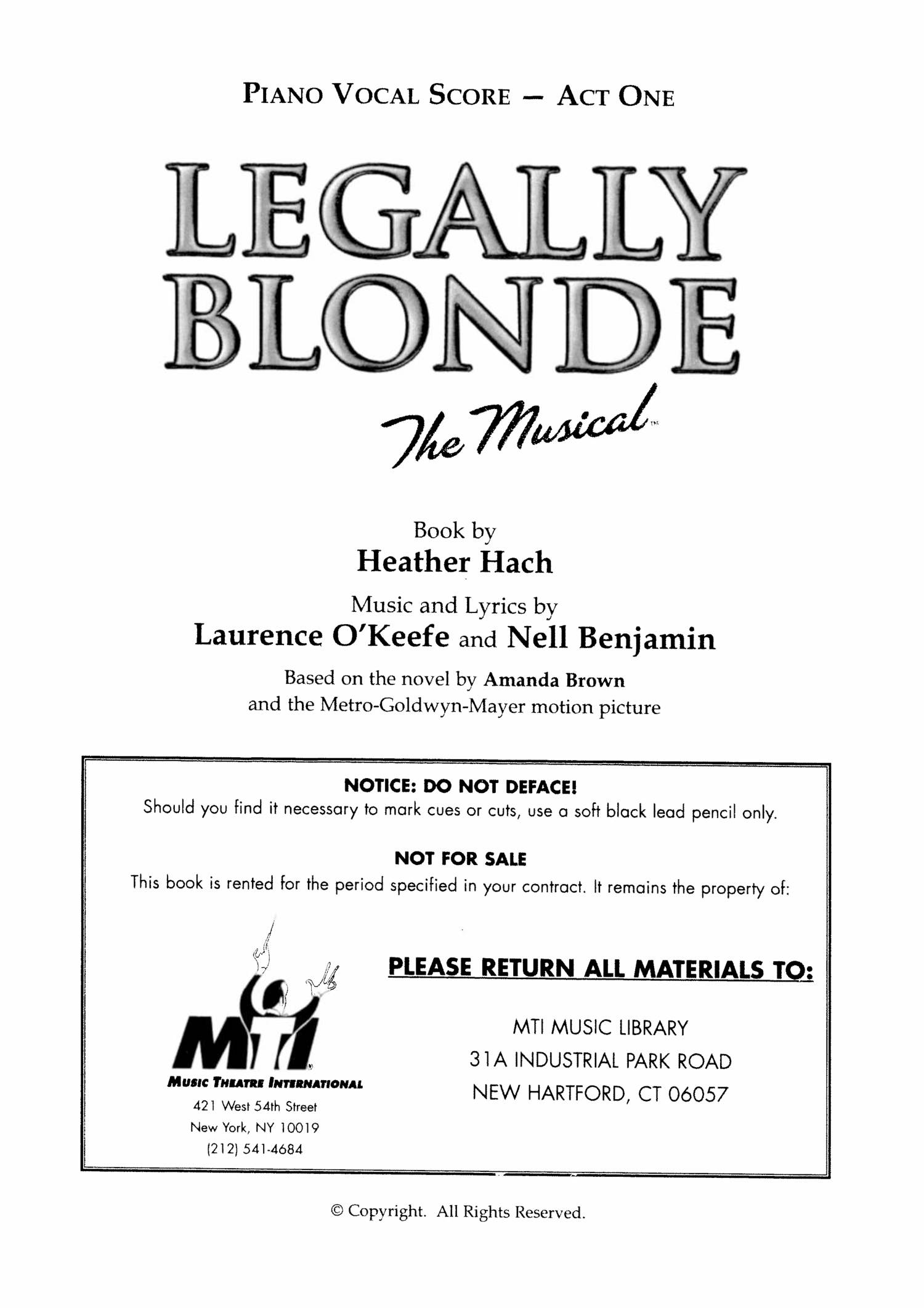 Legally Blonde - Score.pdf | DocDroid