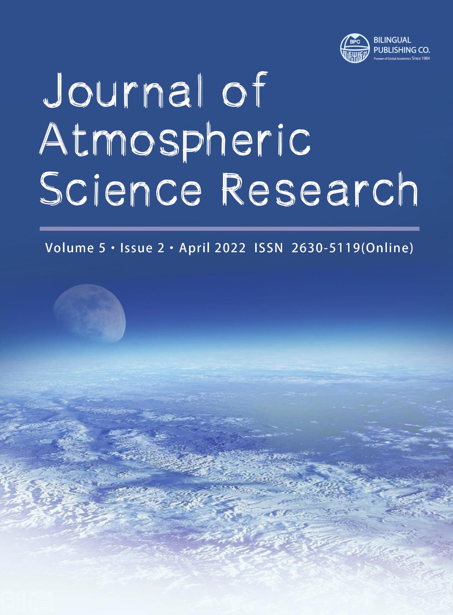 Journal of Atmospheric Science Research | Vol.5, Iss.2 April 2022.pdf ...