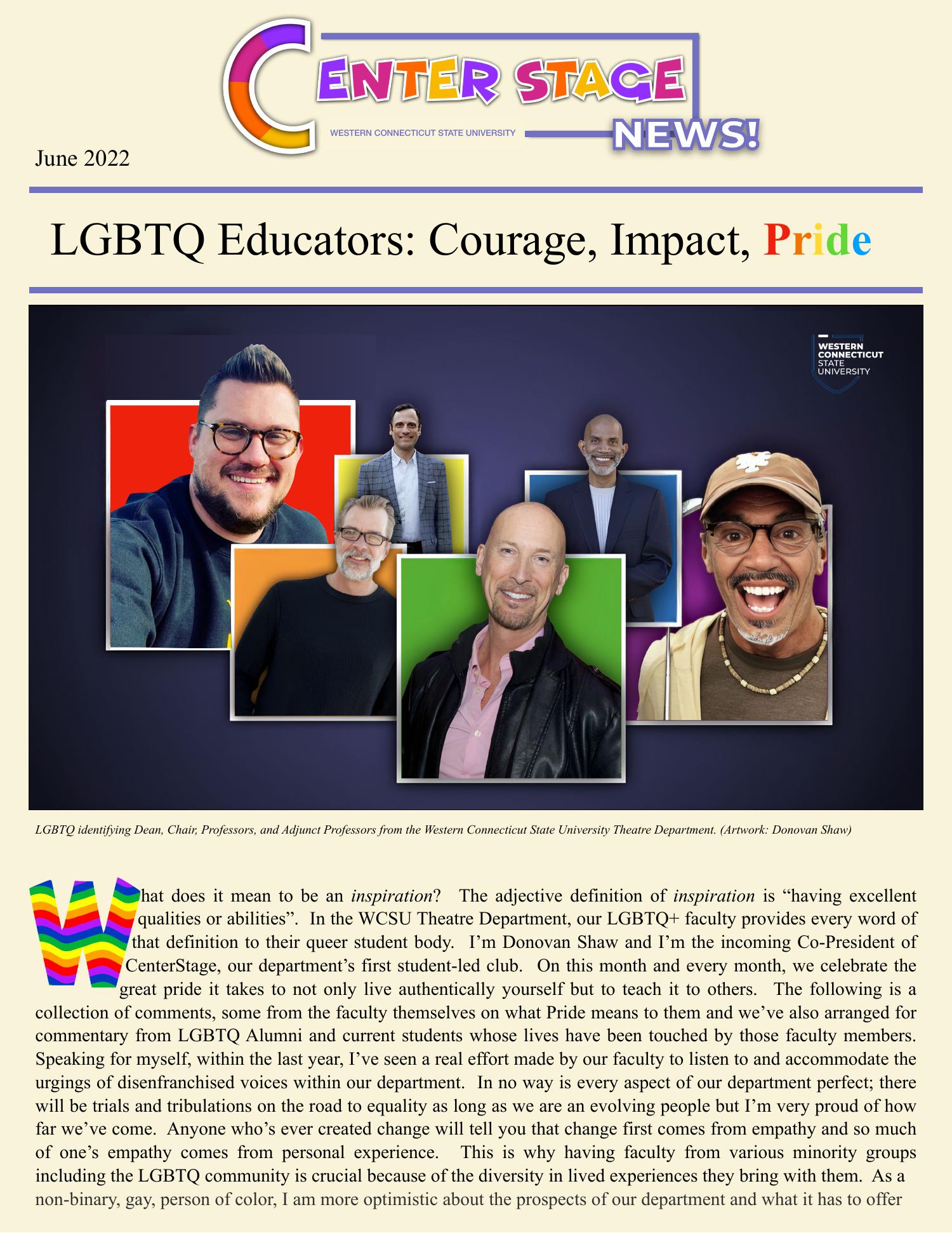 Wcsu Lgbtq Educators Courage Impact Pridepdf Docdroid