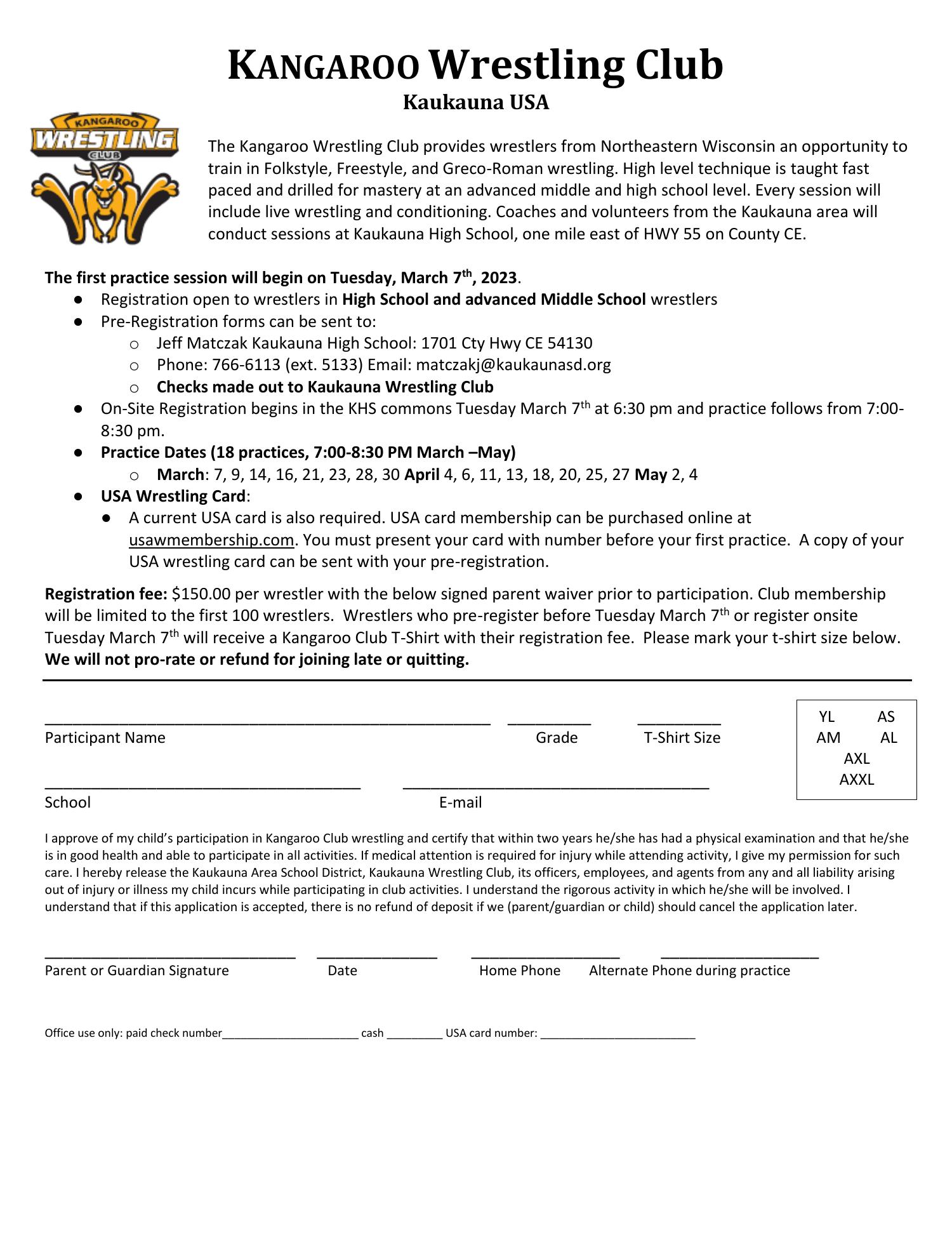 Kangaroo Spring 2023 Registration Form.pdf DocDroid