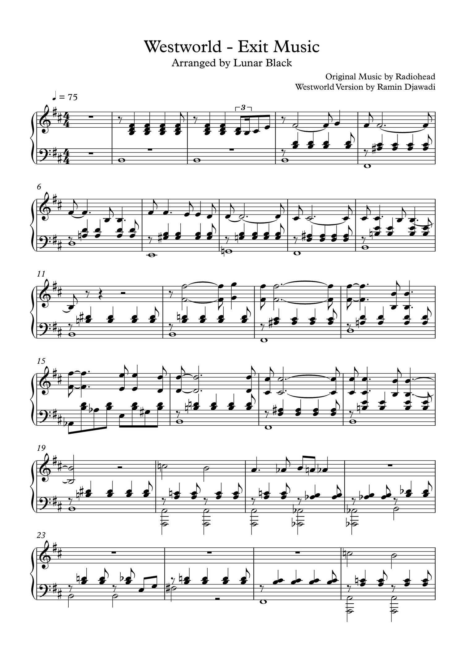 ok computer radiohead piano sheet music pdf