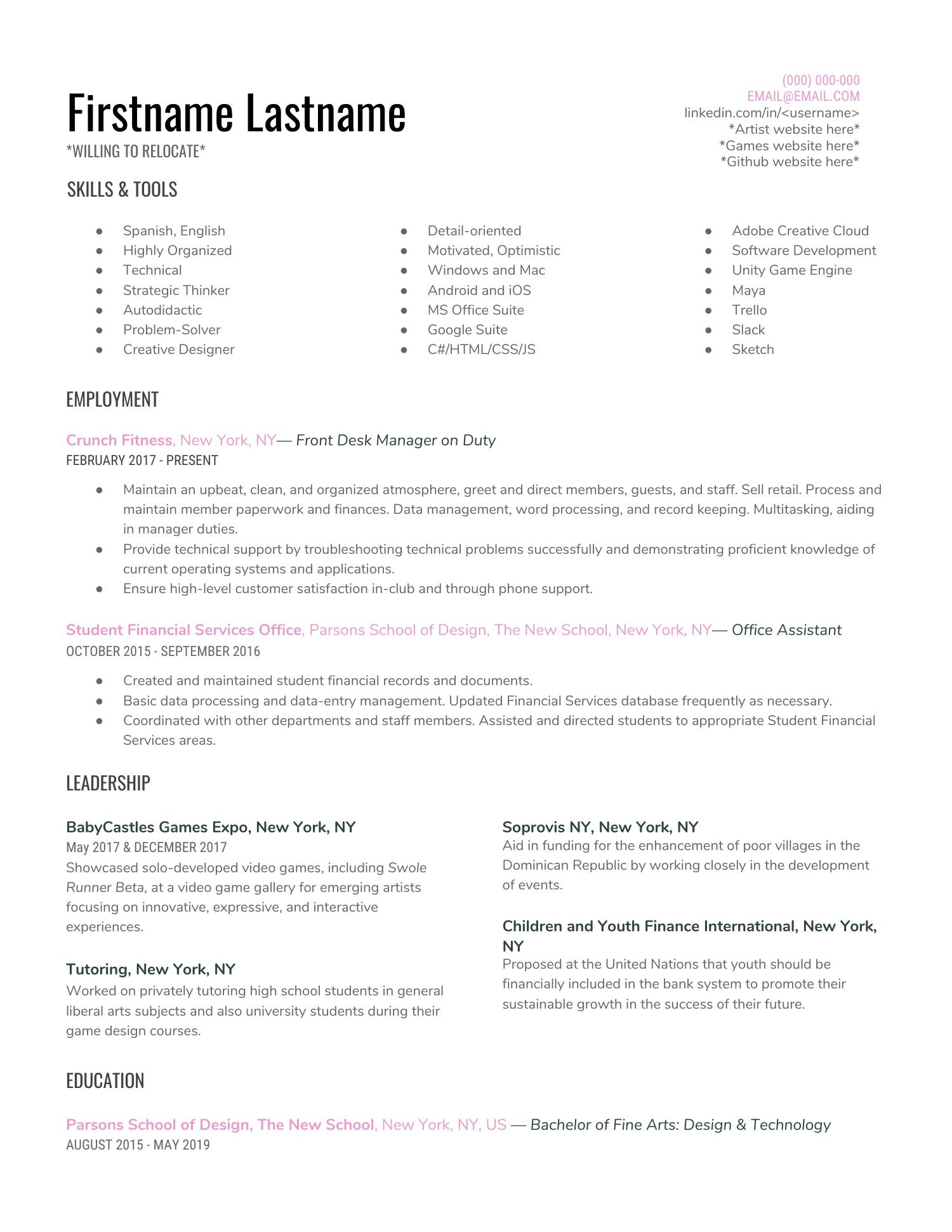 Free Resume Templates Reddit Printable Templates