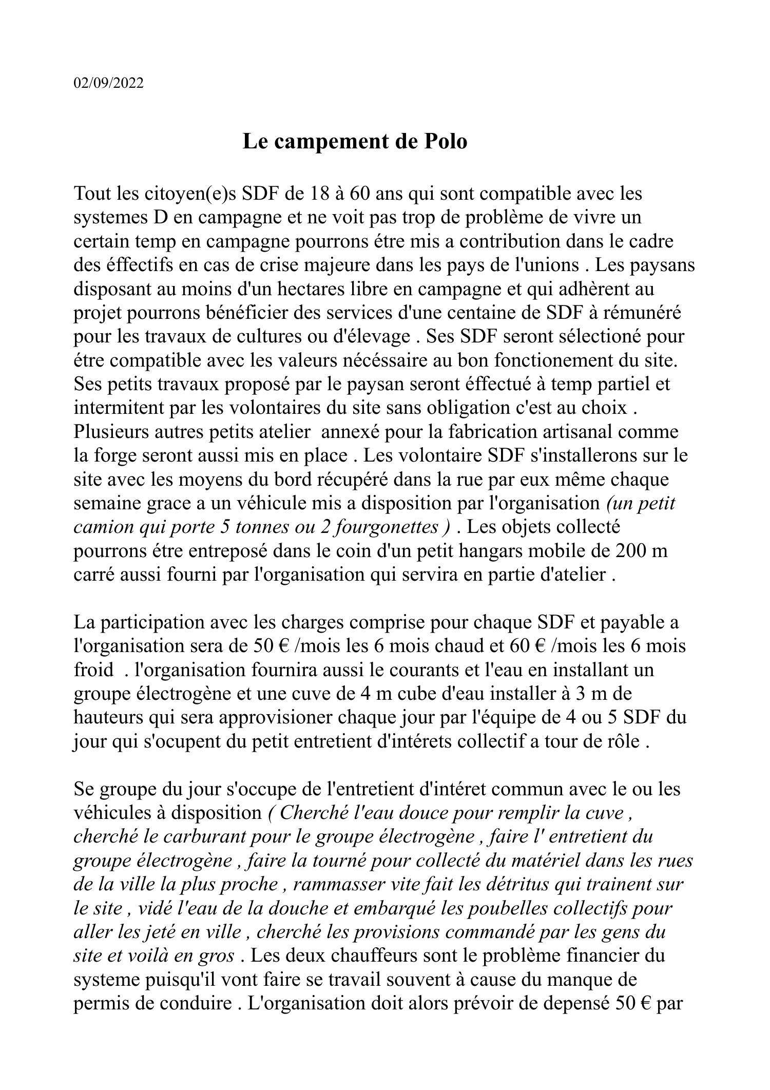 comment rédiger un projet social pdf