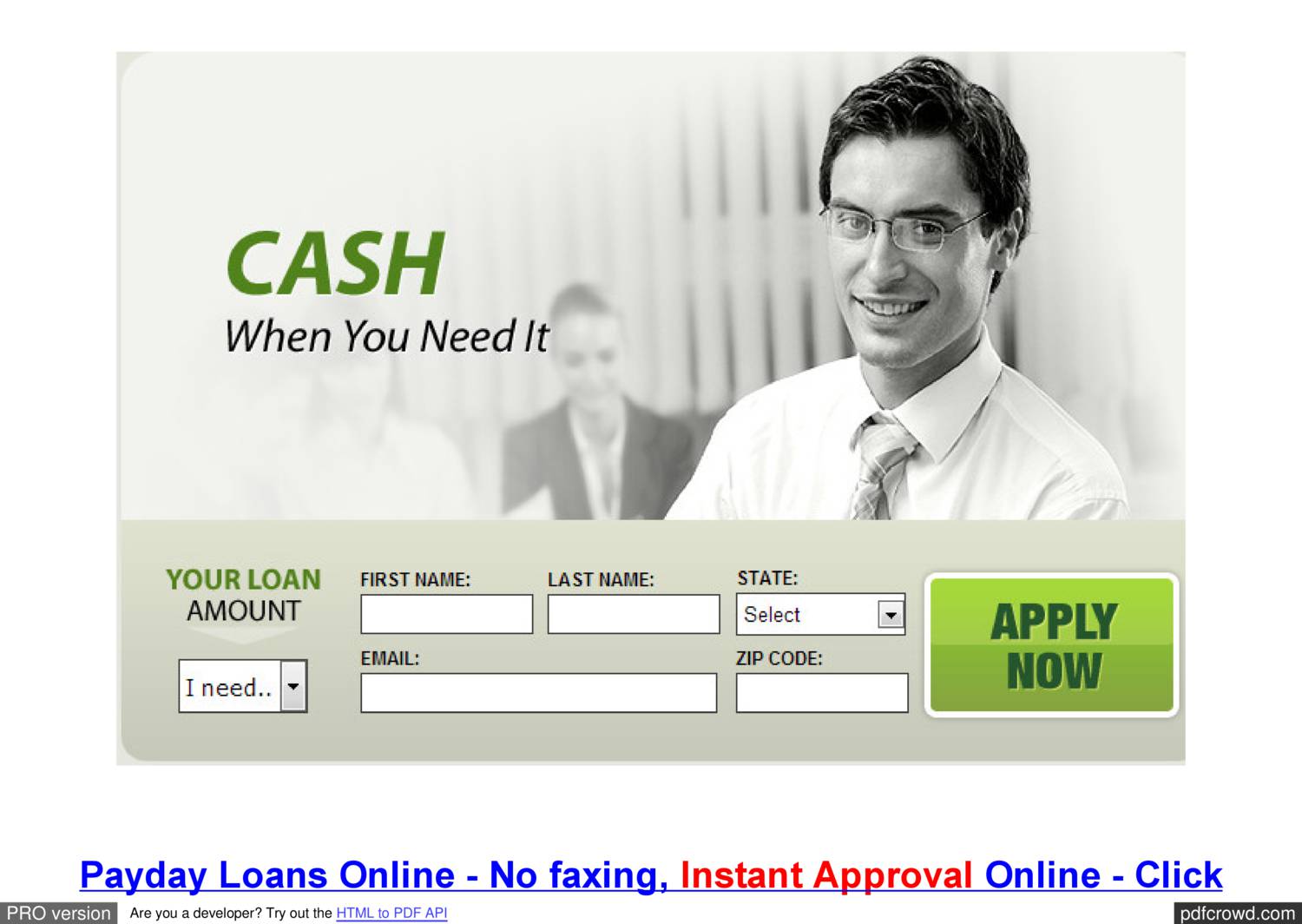 payday loans without checking account requirements