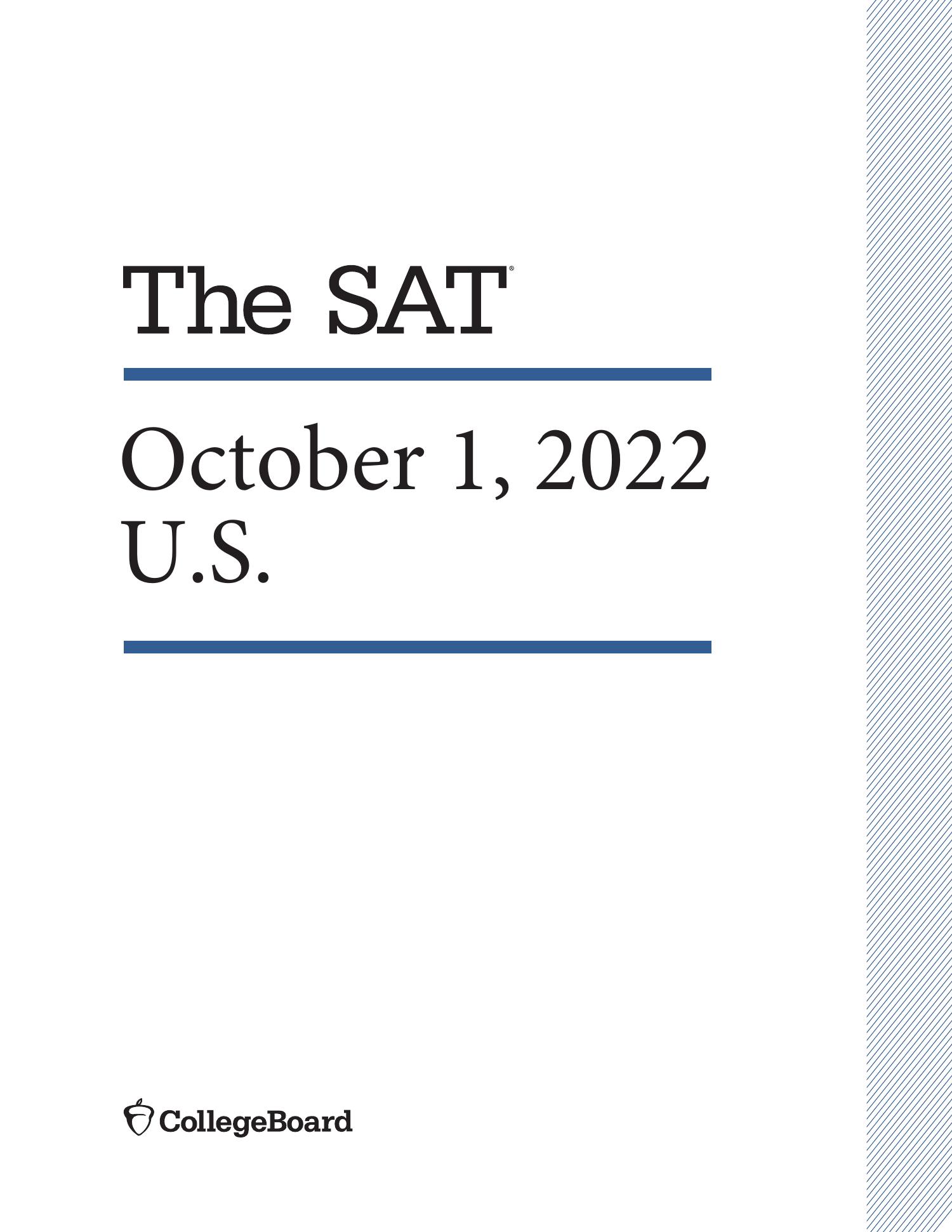 2022 October US SAT QAS with answers and scoring McElroy Tutoring.pdf