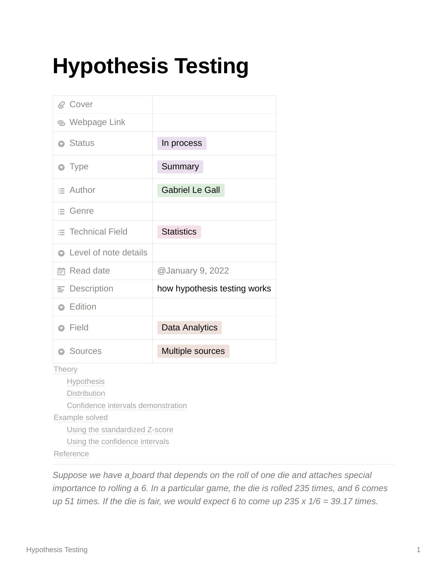 hypothesis testing jim frost pdf