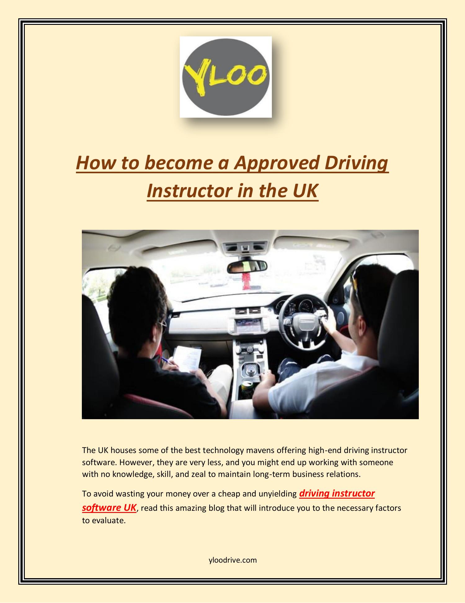 How to become a Approved Driving Instructor in the UK.pdf | DocDroid