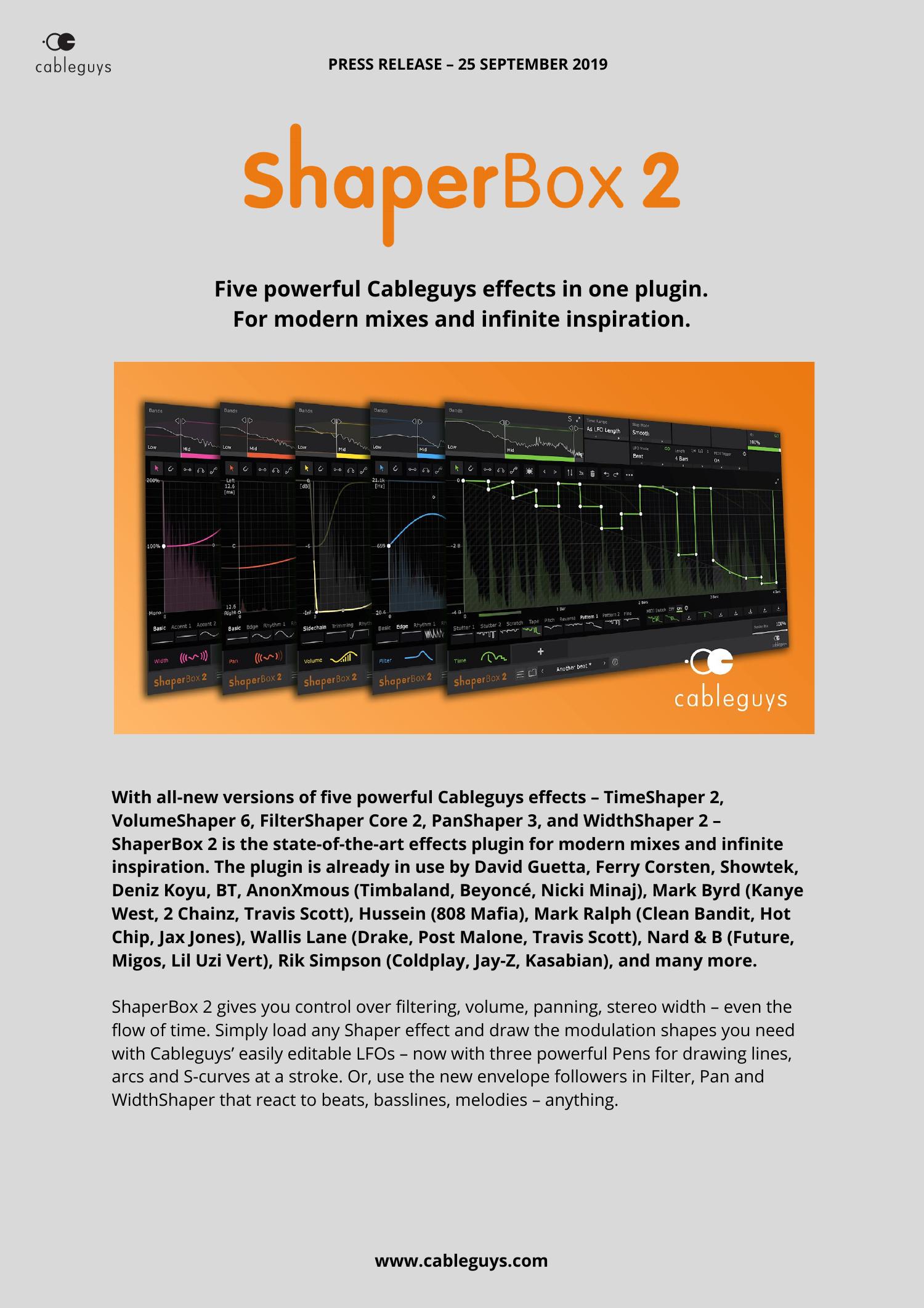 cableguys shaperbox free download