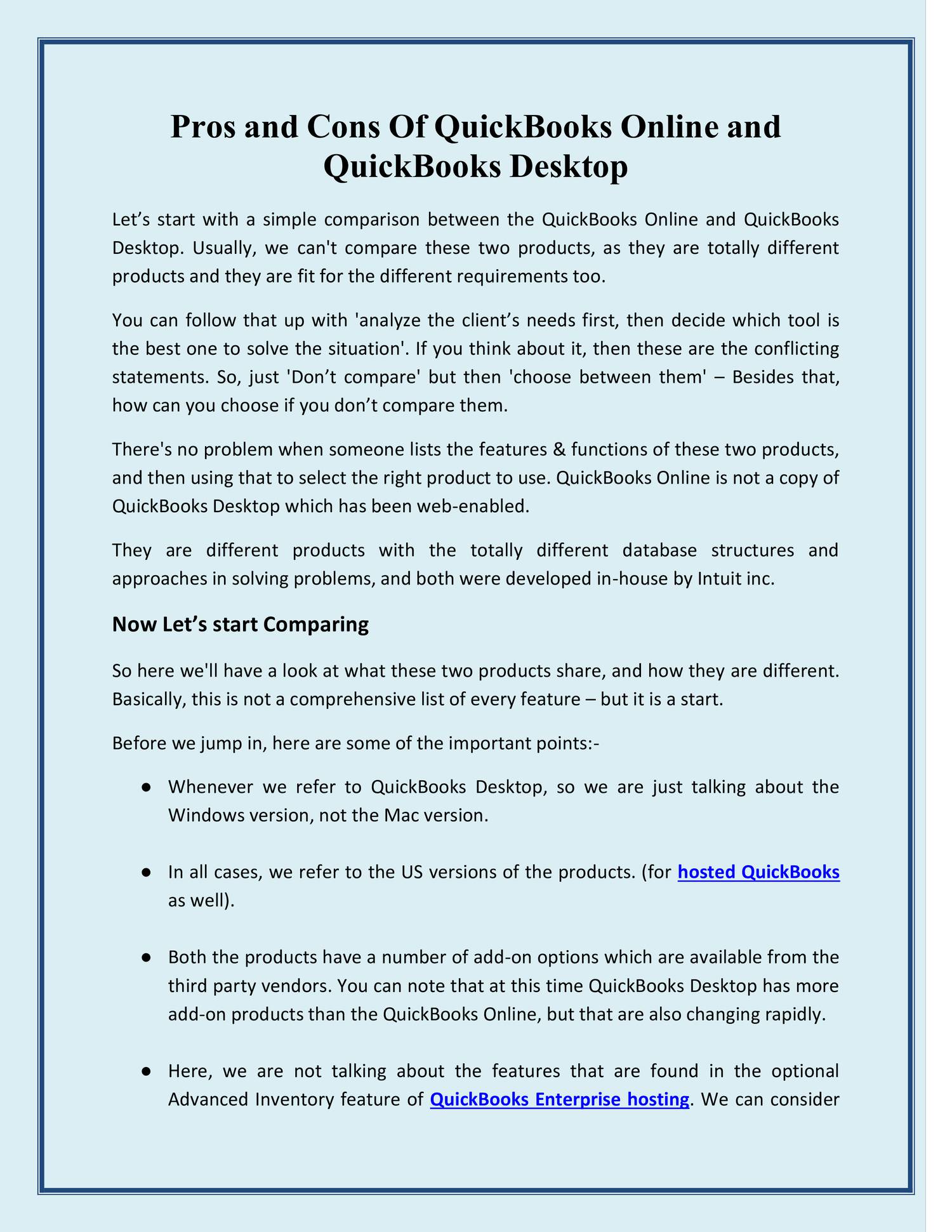 Pros and Cons Of QuickBooks Online and QuickBooks Desktop.pdf DocDroid