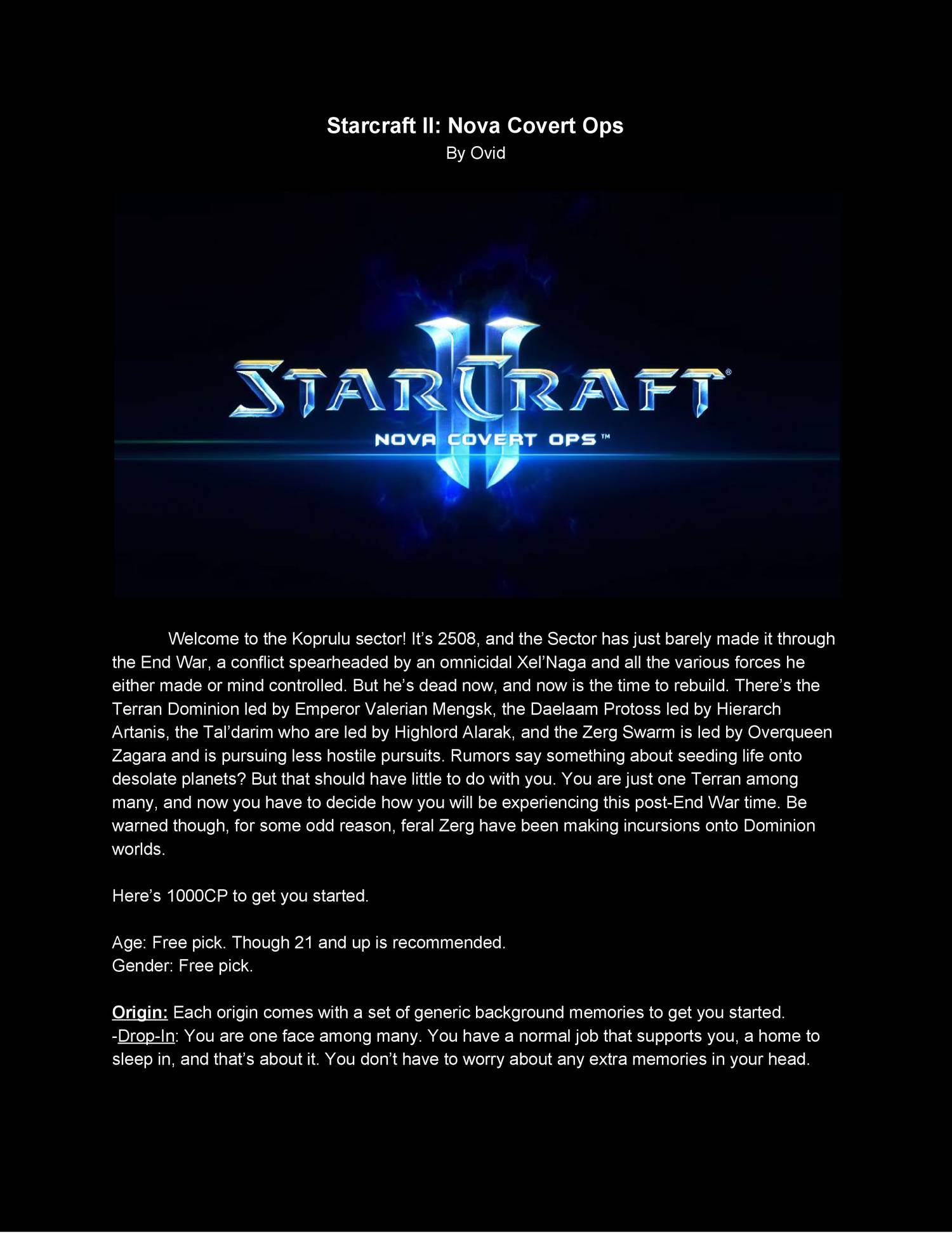 Starcraft 2 nova covert ops системные требования