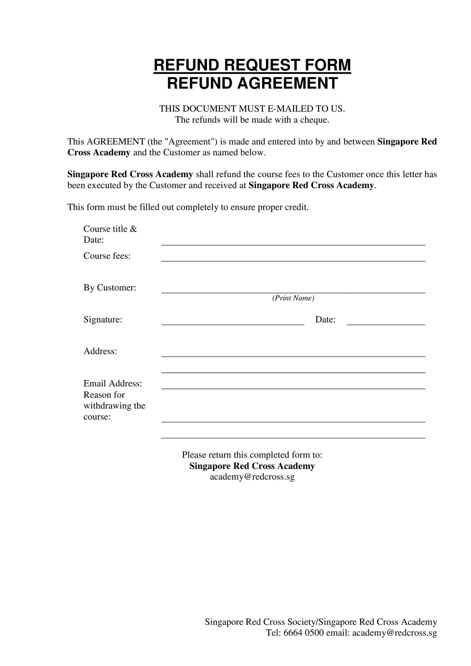 assignment of right to refund form