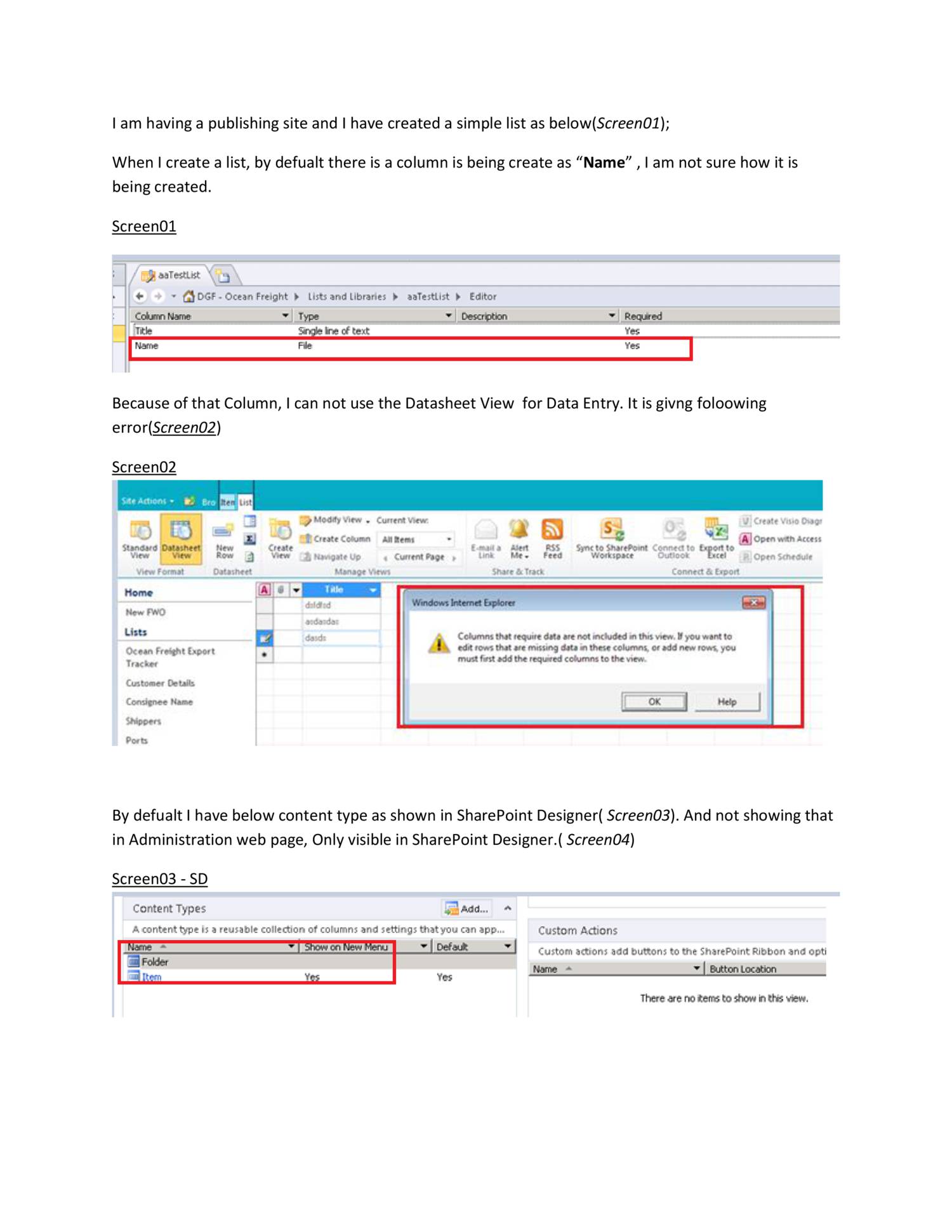 SharePoint Error.pdf | DocDroid