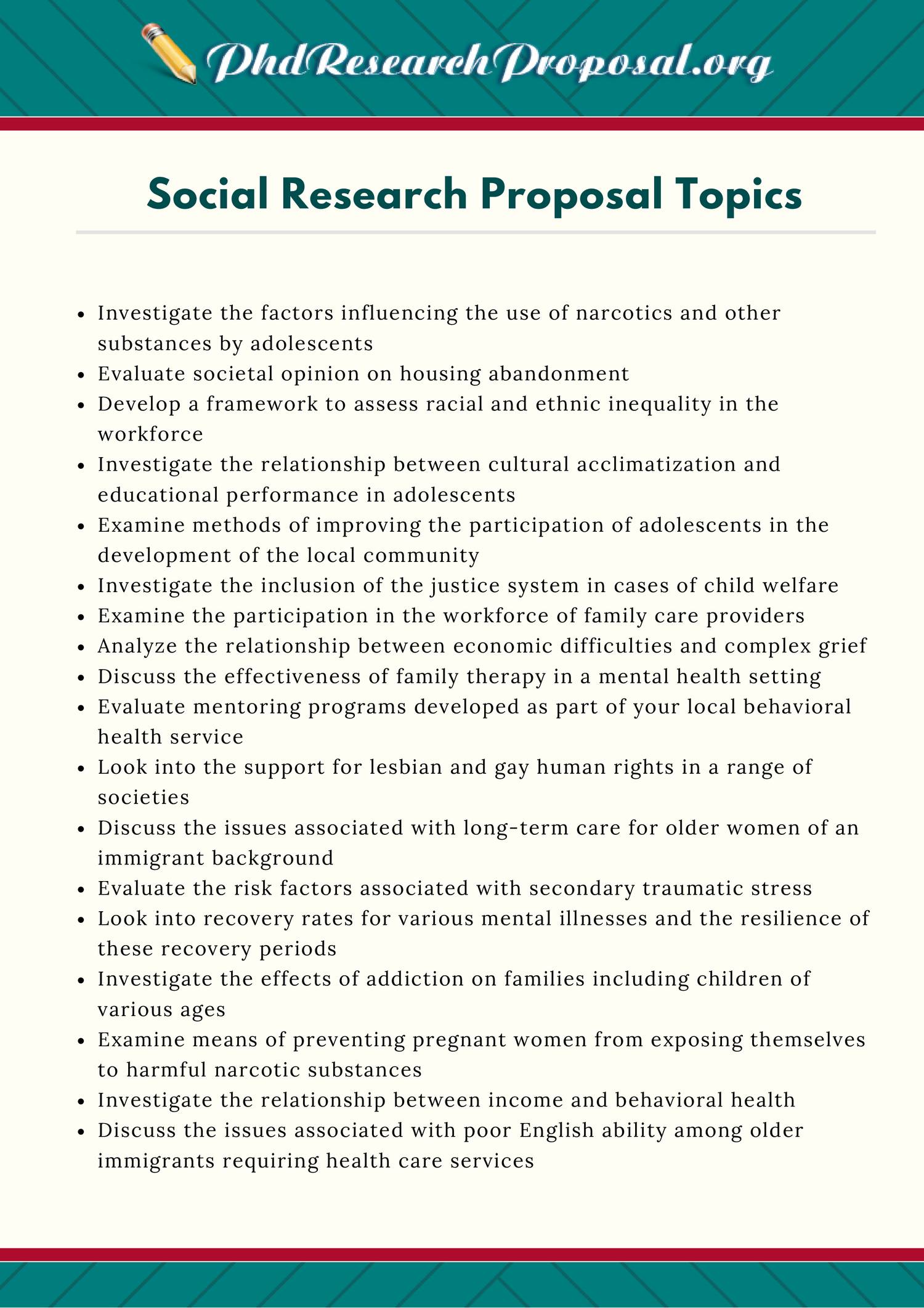 Social Work Research Topics List Ideas pdf DocDroid