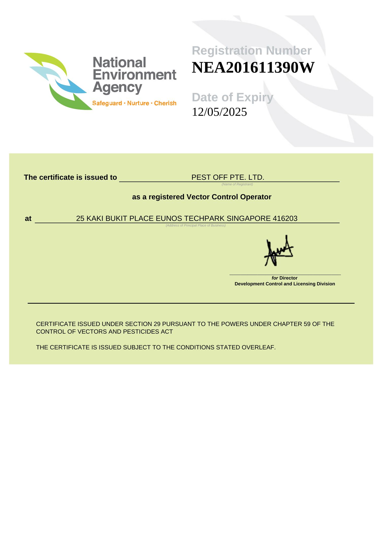 Pest Off Pte Ltd NEA Certification 2025.pdf DocDroid