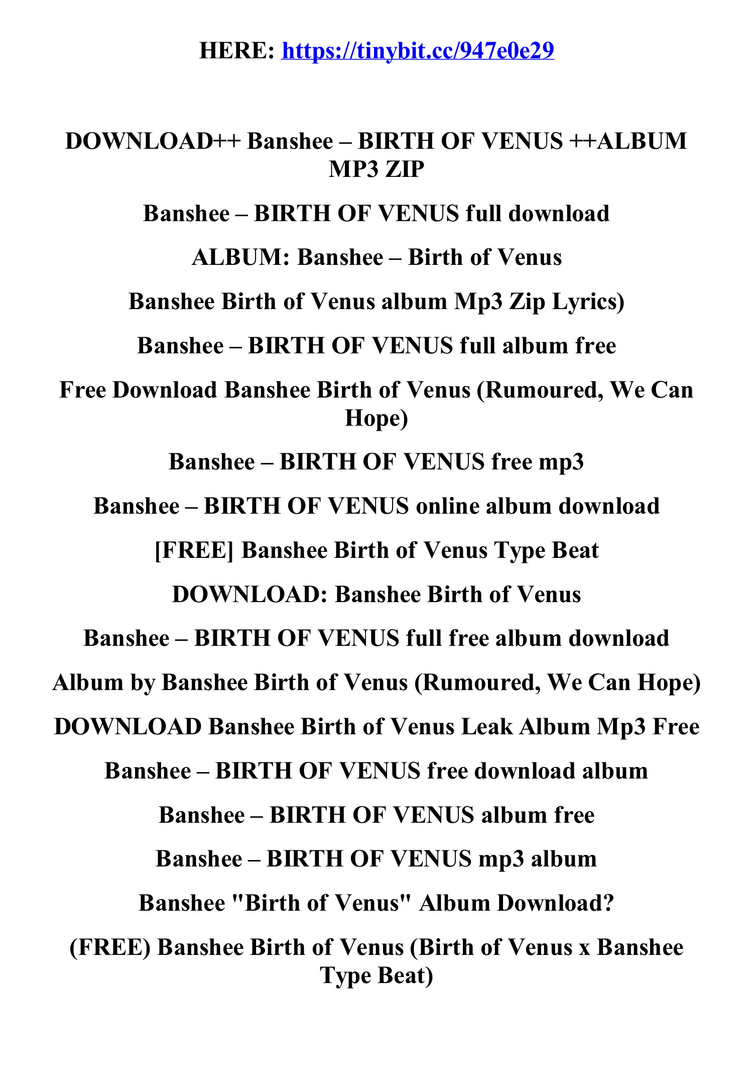 download_banshee_birth_of_venus_album_mp3_zip.pdf | DocDroid