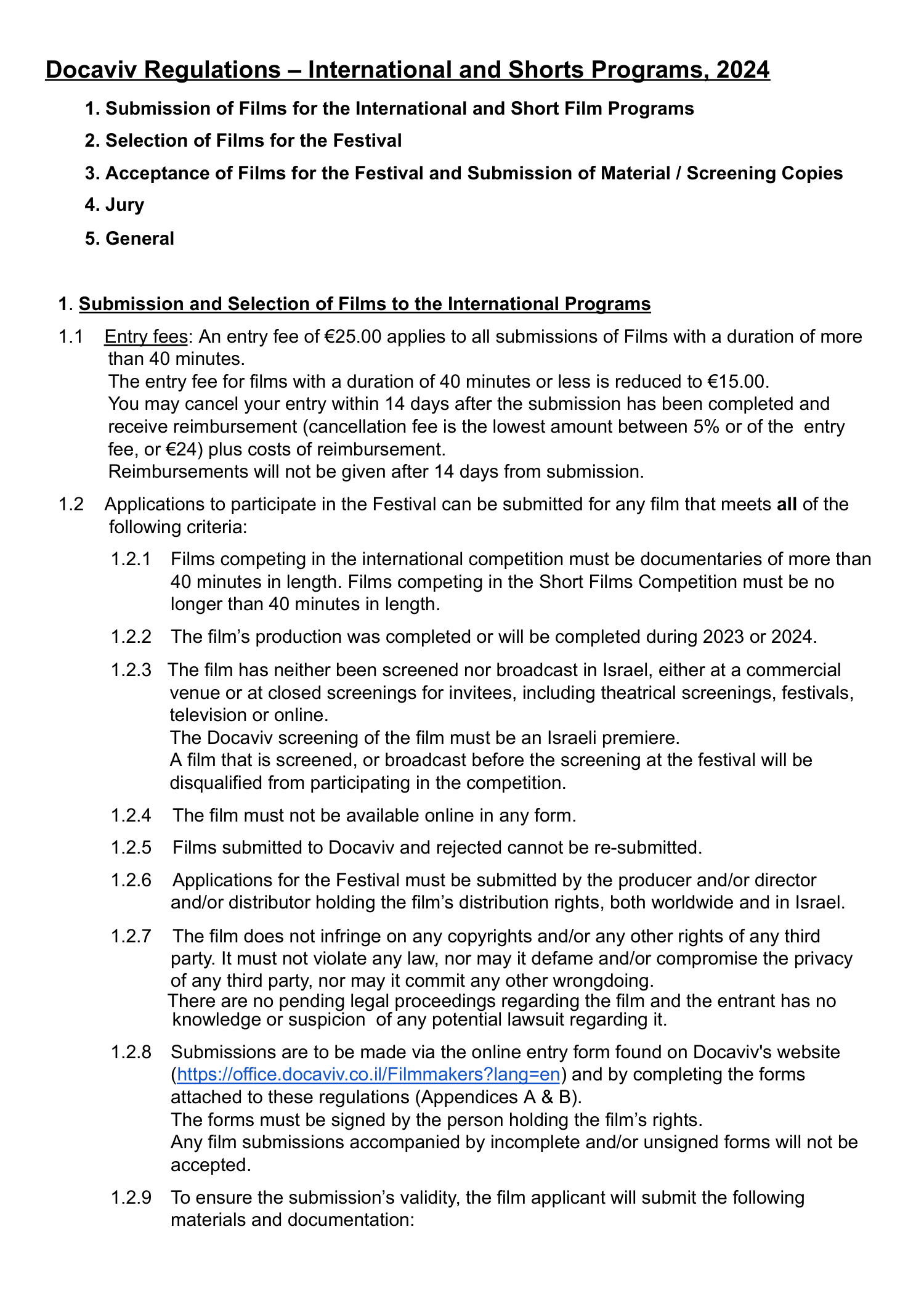 Docaviv Regulations 2024 International Program And Shorts   Docaviv Regulations 2024 International Program And Shorts Competitions 3 Pdf 