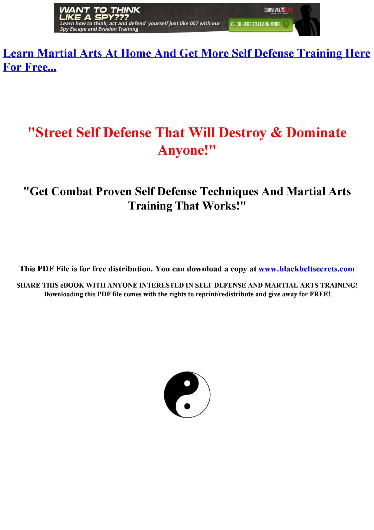 Self Defense Mastery Martial Arts Secrets Pdf Docdroid