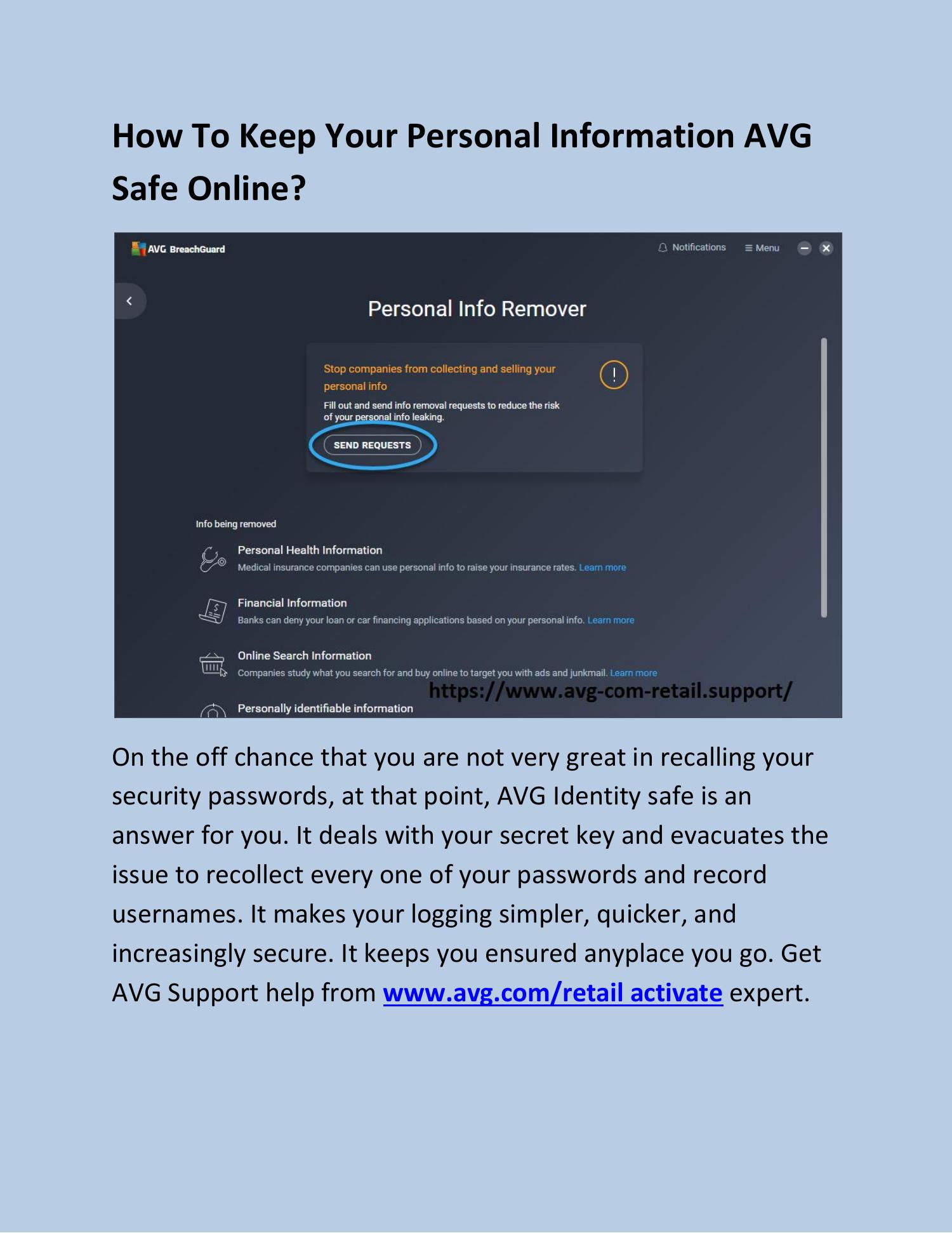 How To Keep Your Personal Information AVG Safe Online.docx | DocDroid