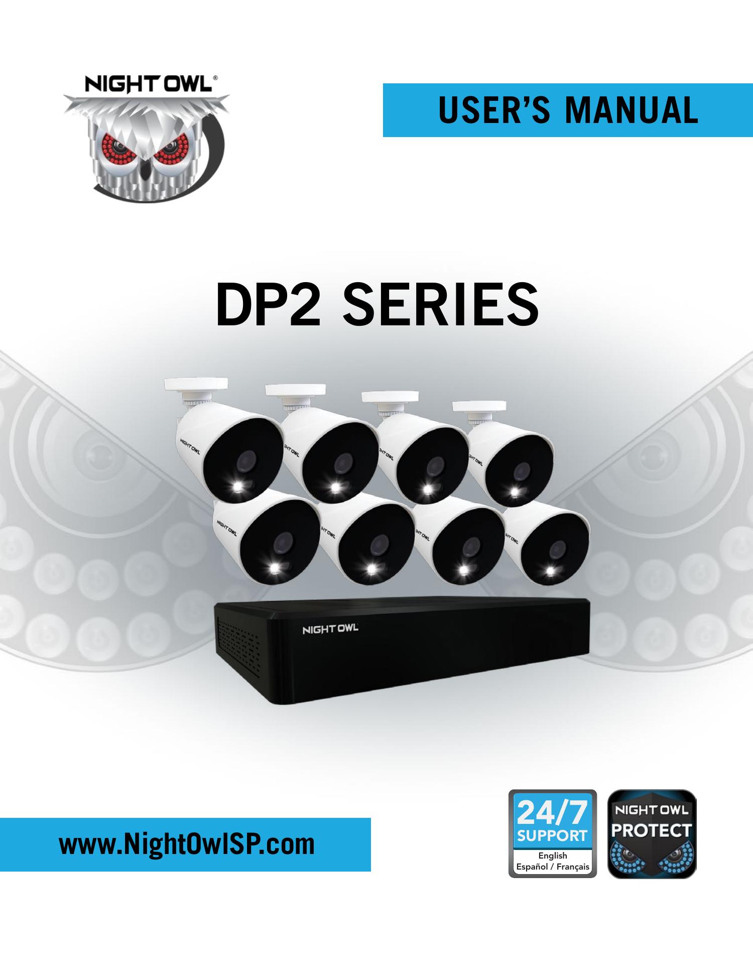 Night owl security camera hot sale manual