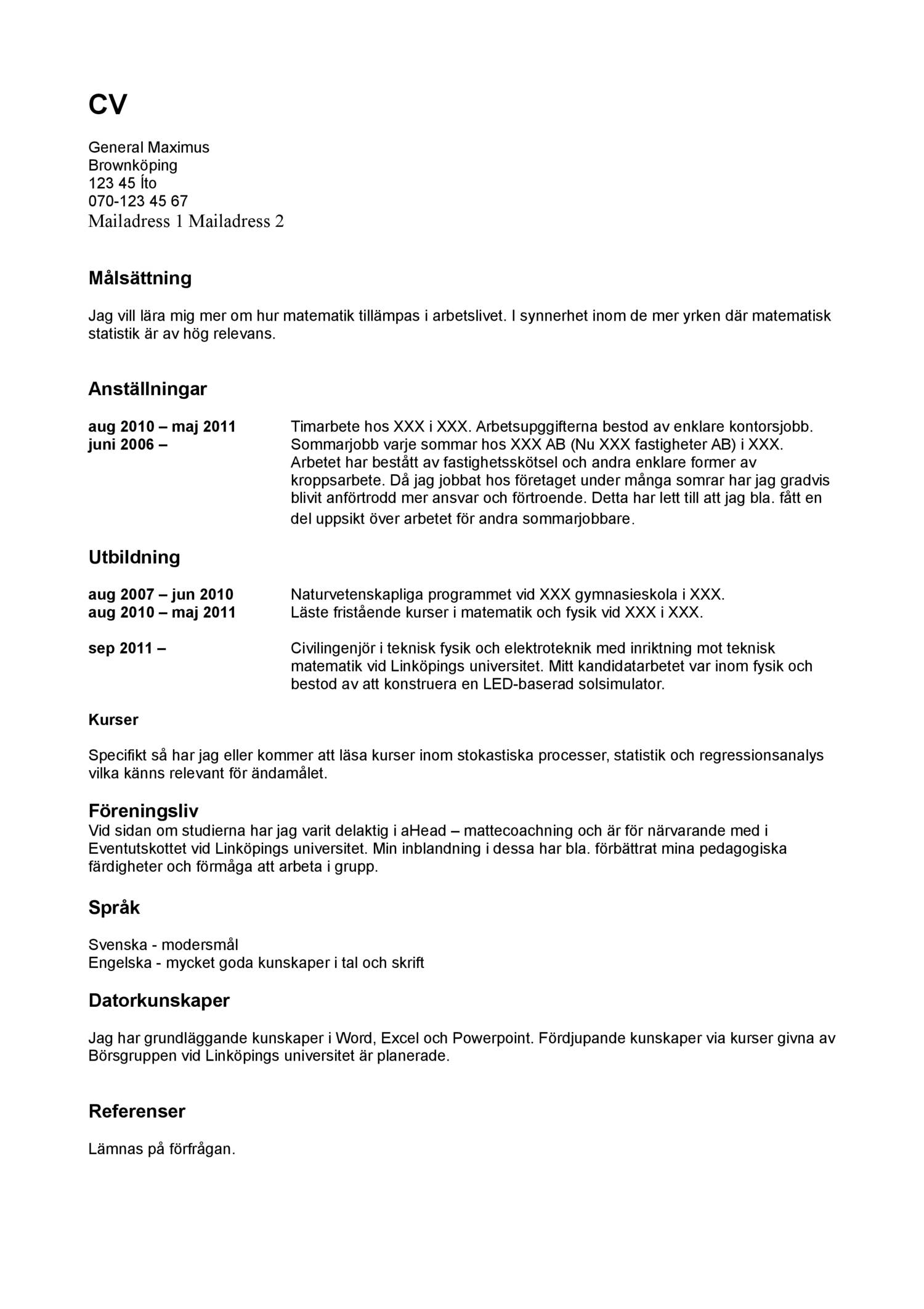 Låtsas CV.docx | DocDroid