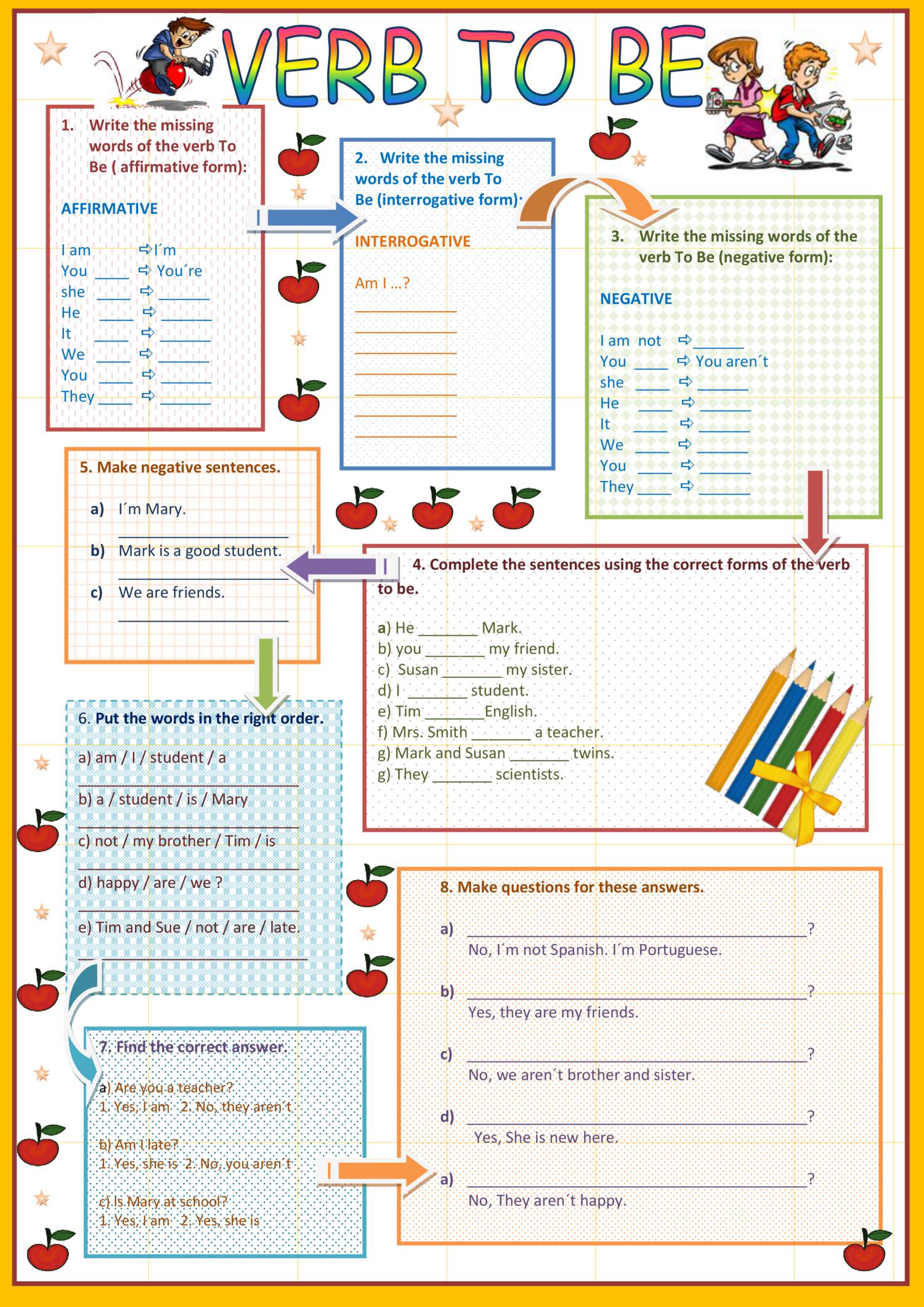 Verb to be present pdf DocDroid