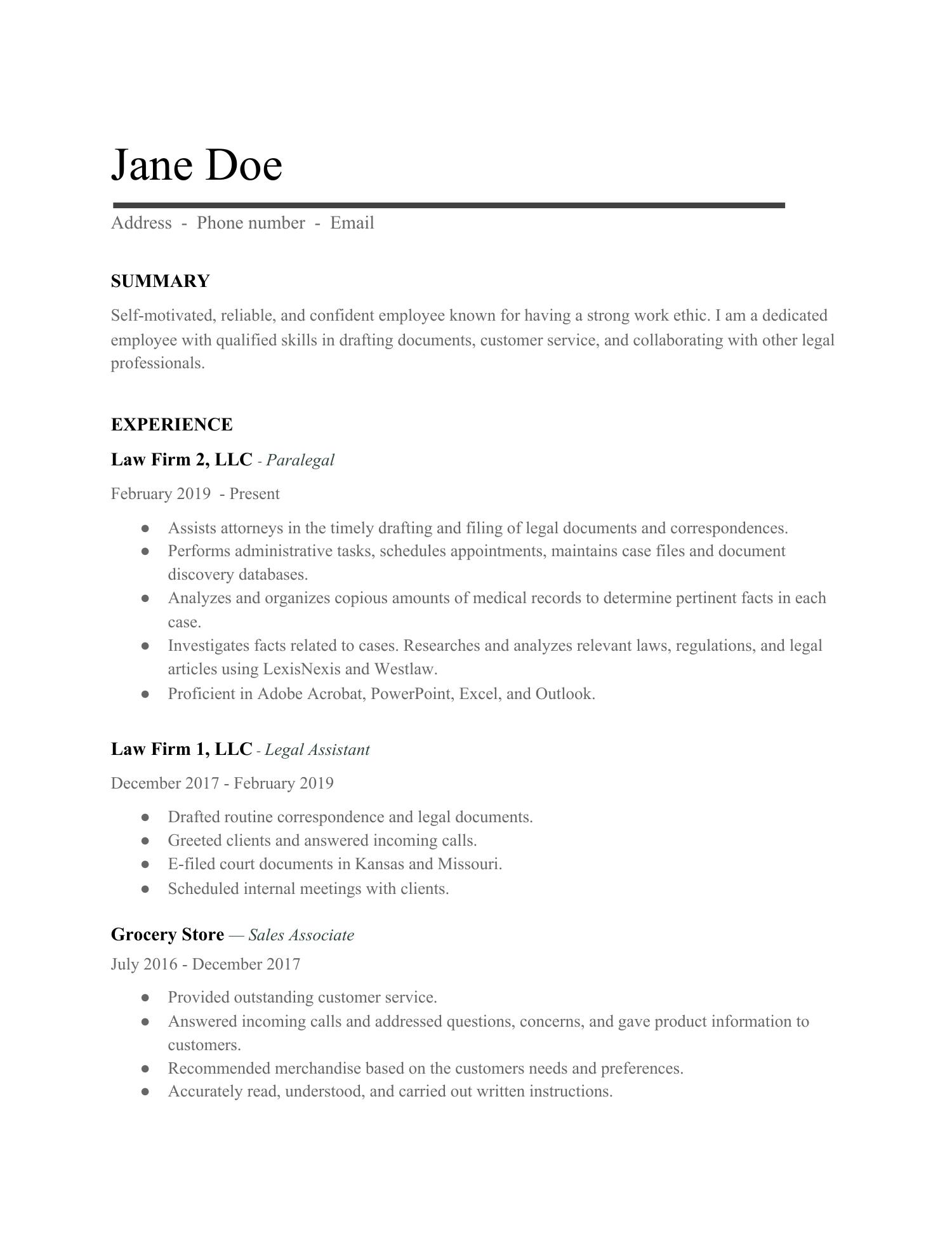 Sample Resume.pdf | DocDroid