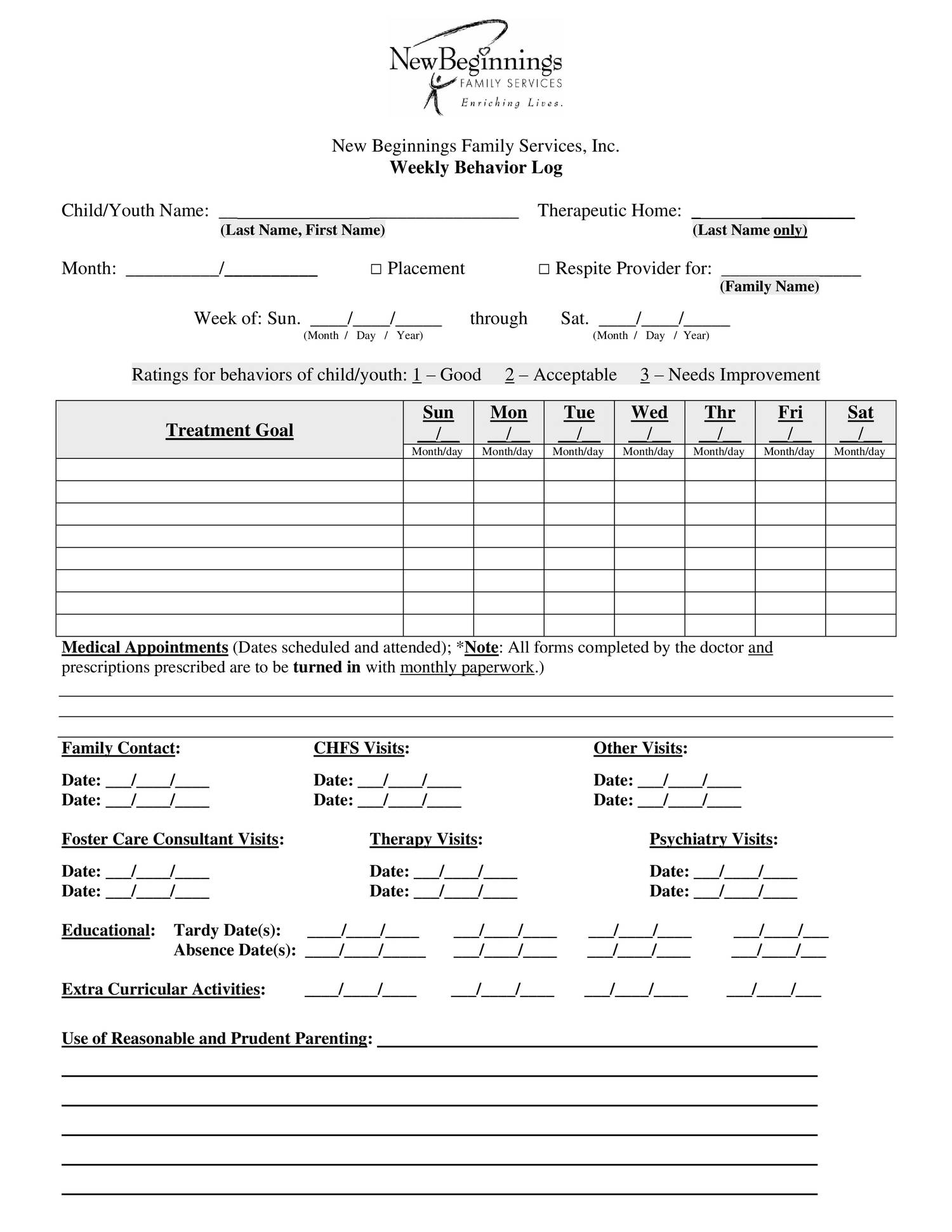Weekly Behavior Log.pdf | DocDroid