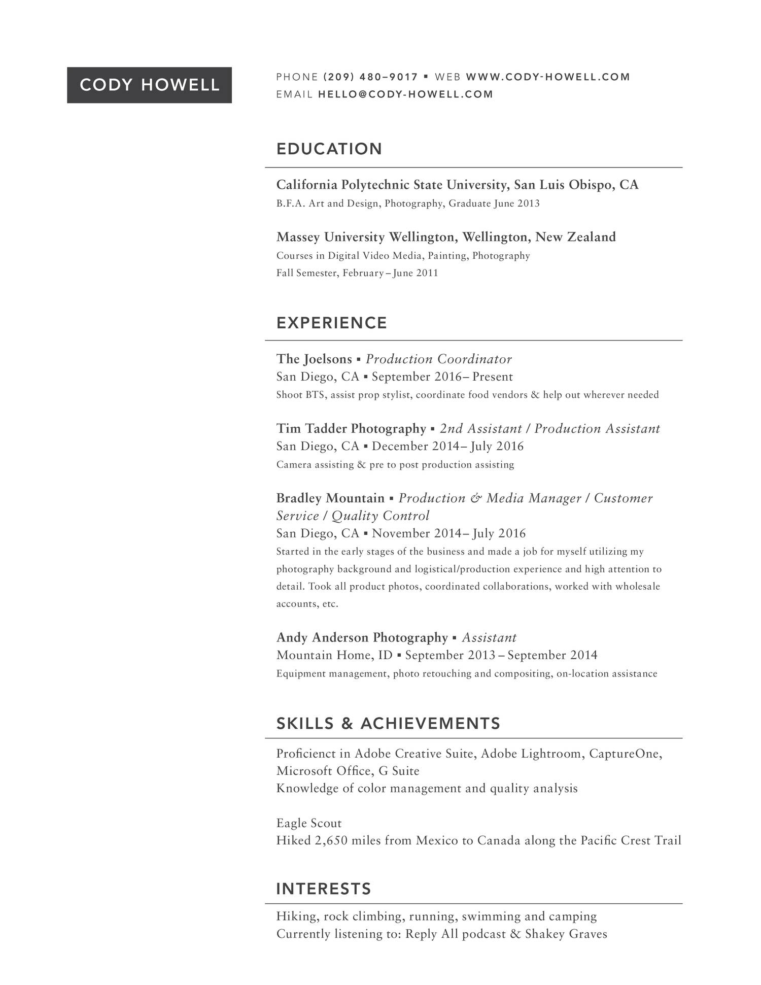 Cody Howell_Resume.pdf | DocDroid