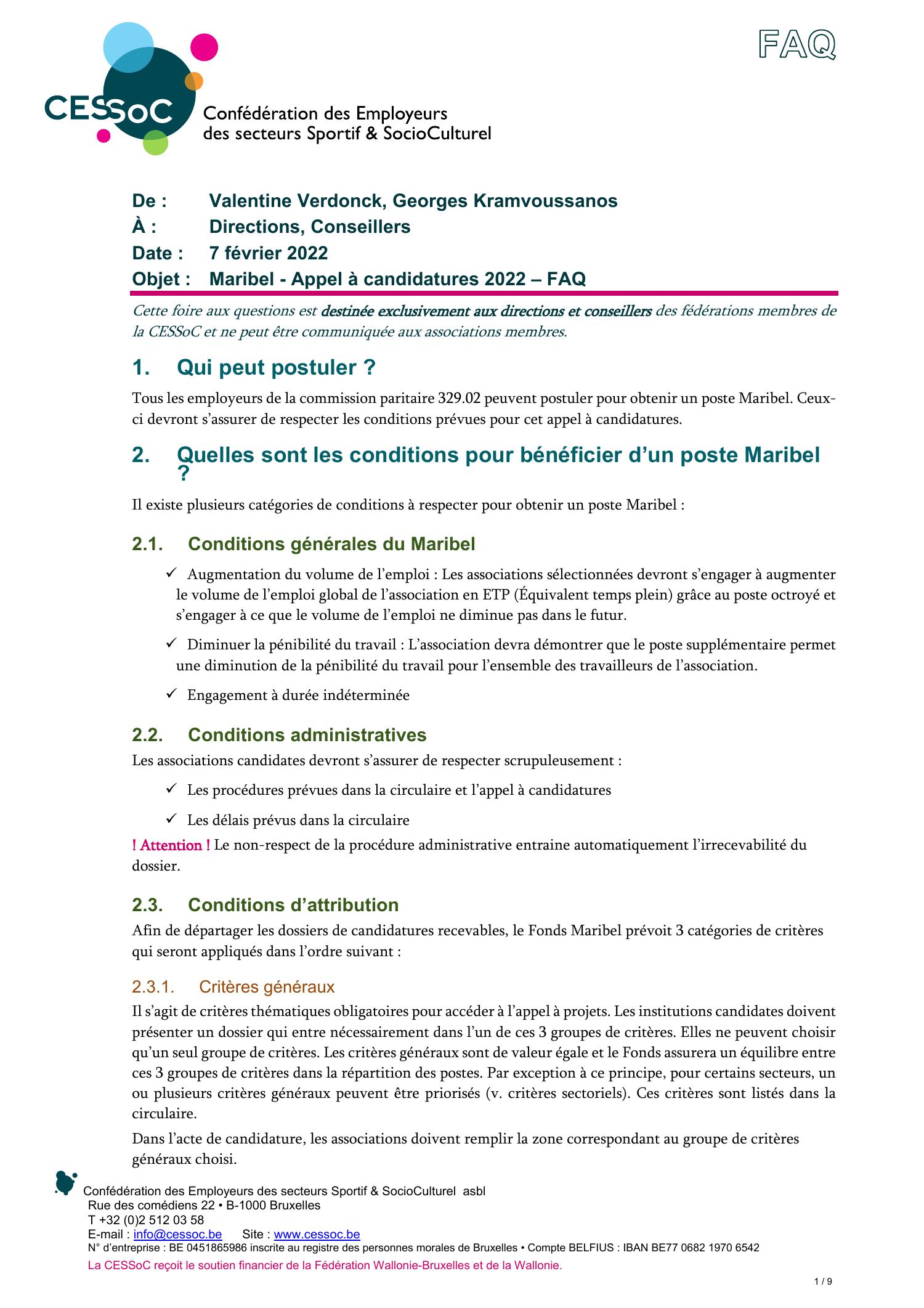 FAQ Appel à Candidatures 2022 2022-02-07.pdf | DocDroid